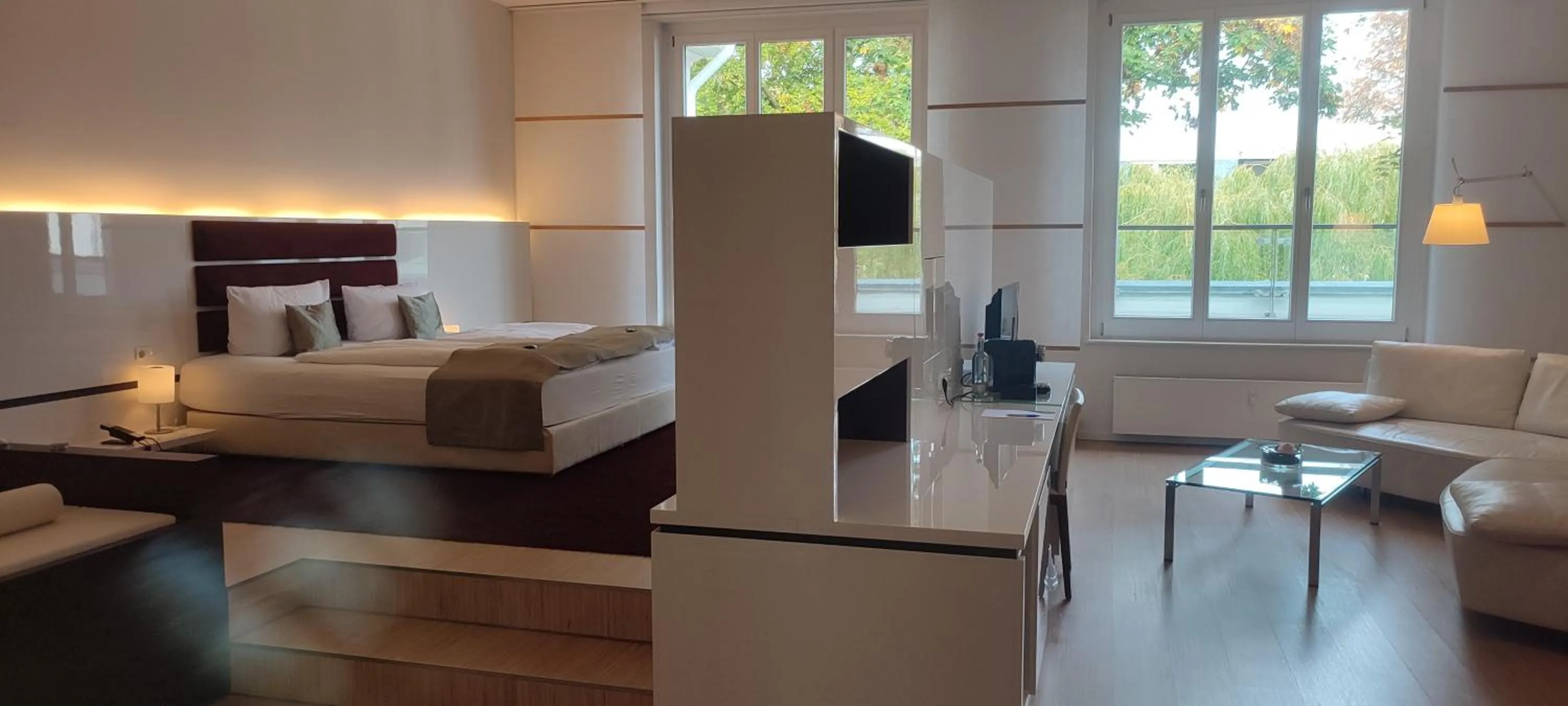 Bed in Hotel Kieler Yacht-Club