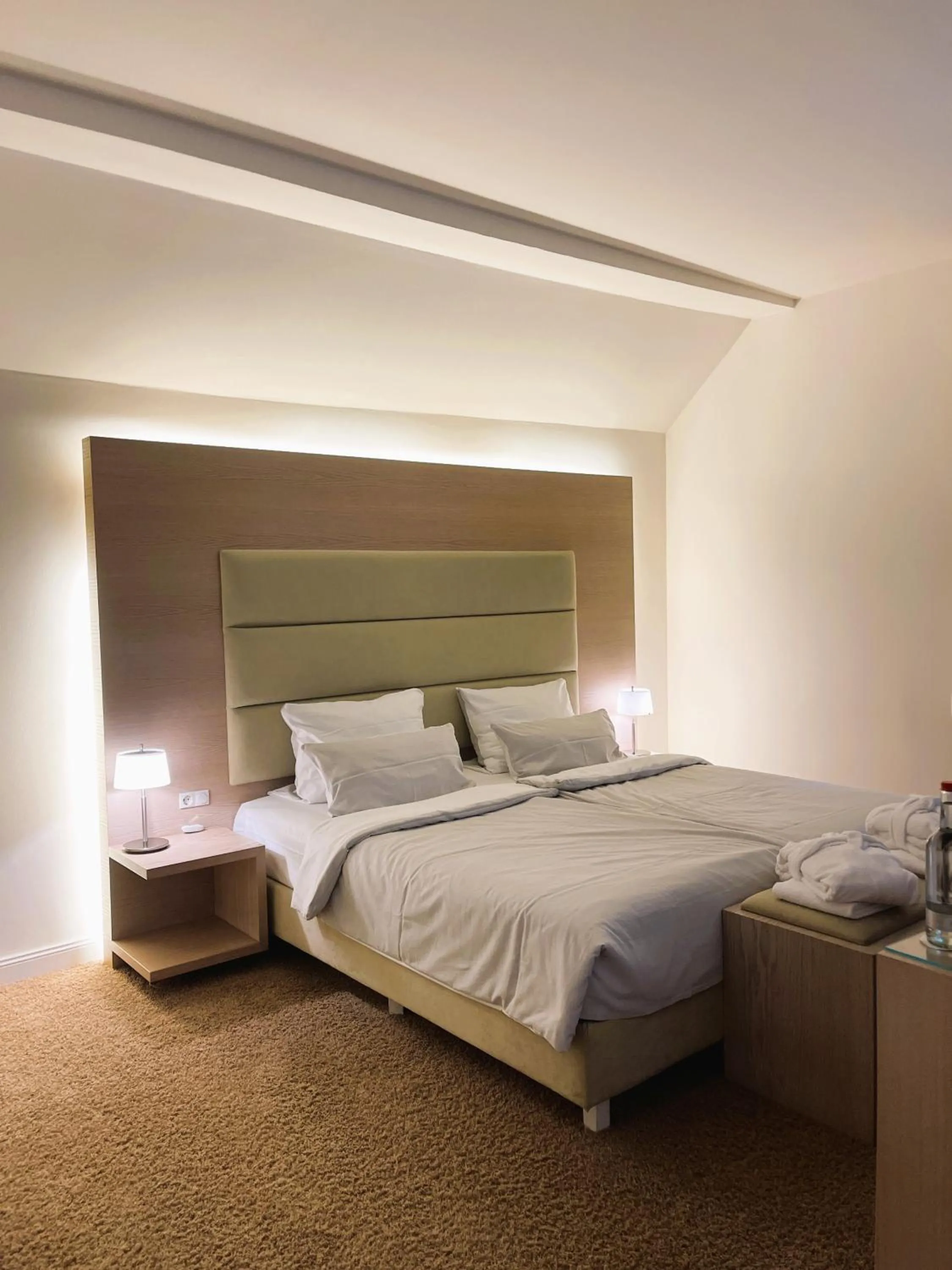 Bed in Hotel Kieler Yacht-Club