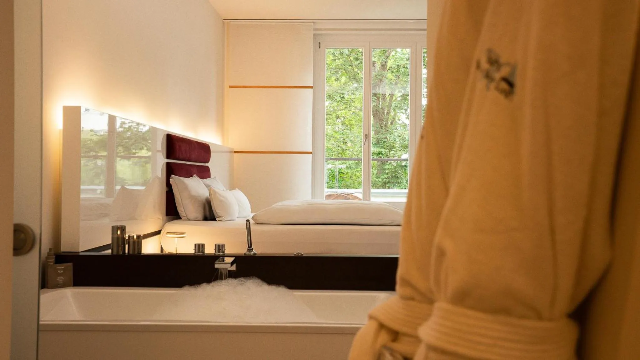 Bed in Hotel Kieler Yacht-Club