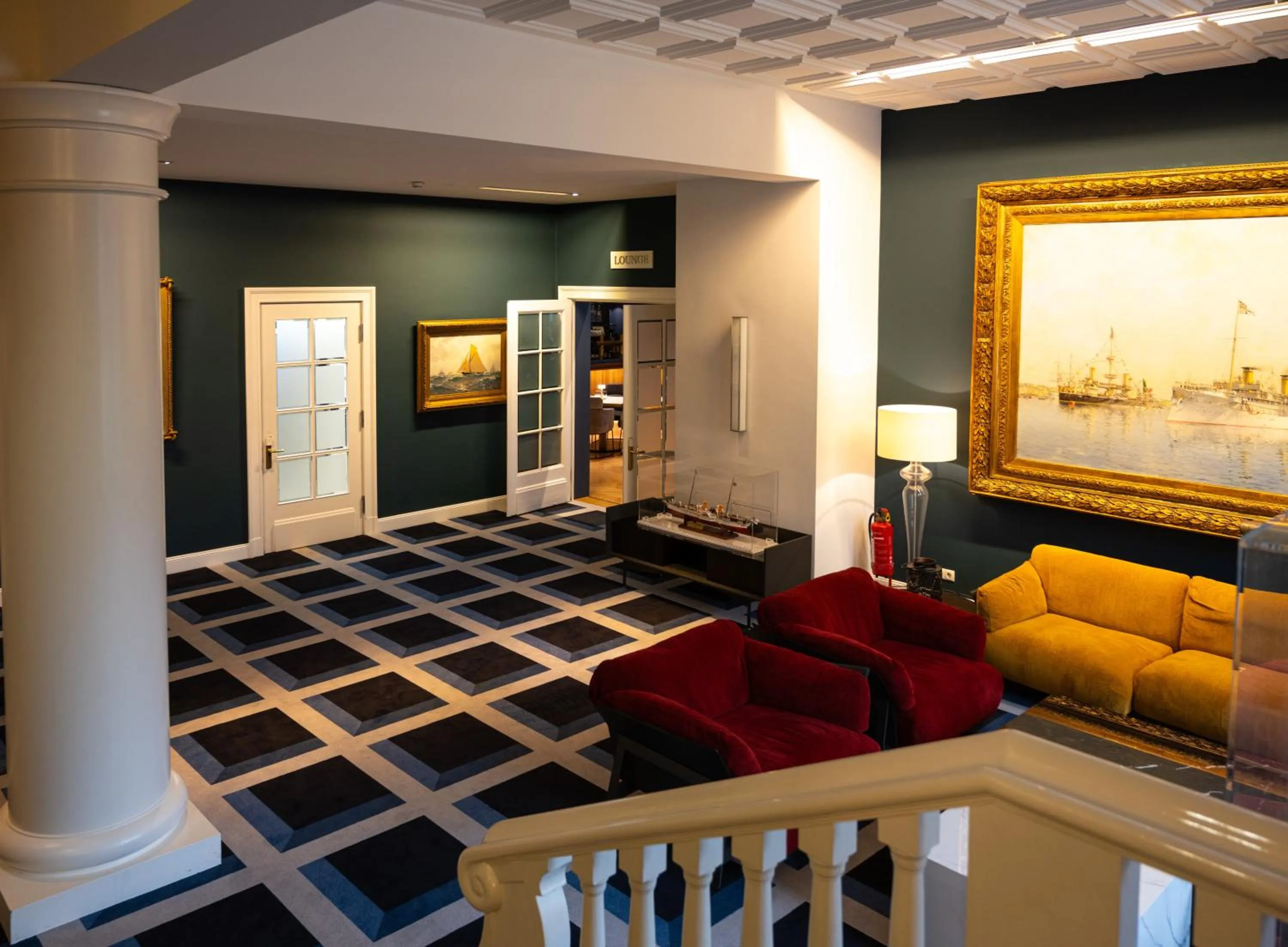 Lobby or reception in Hotel Kieler Yacht-Club