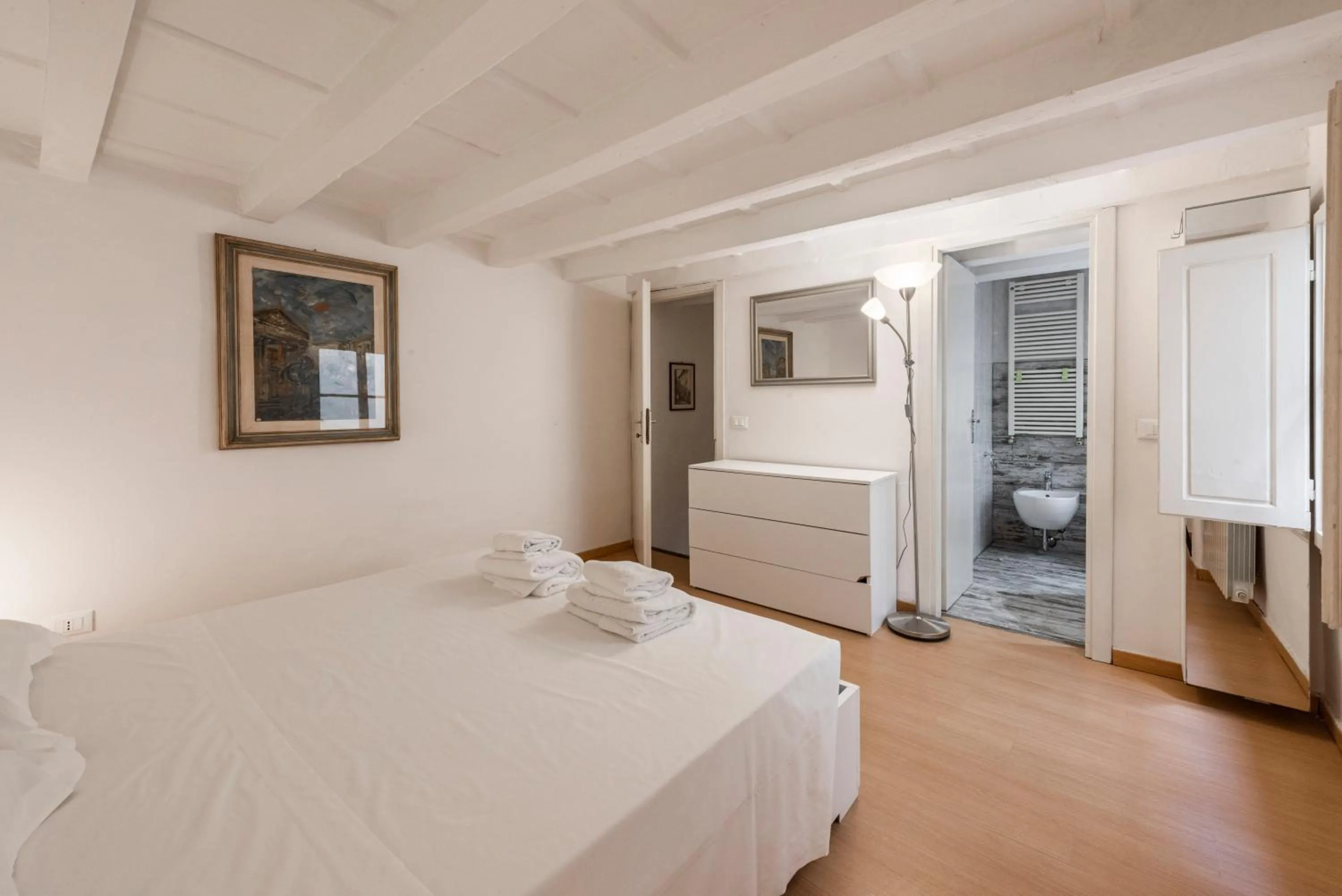 Bedroom, Bed in Santa Croce Palace by Mmega