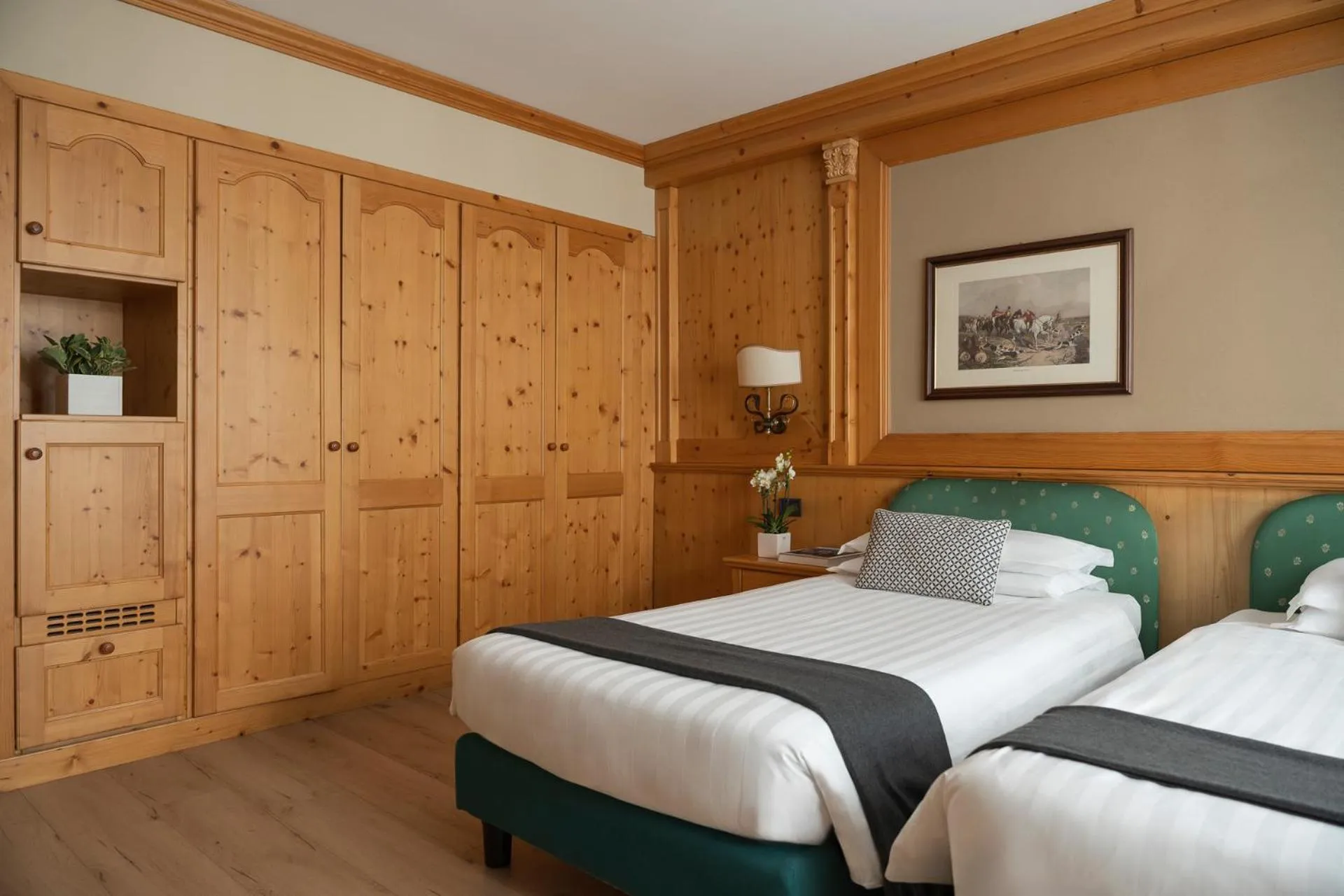 Bed in Hotel Cristallo