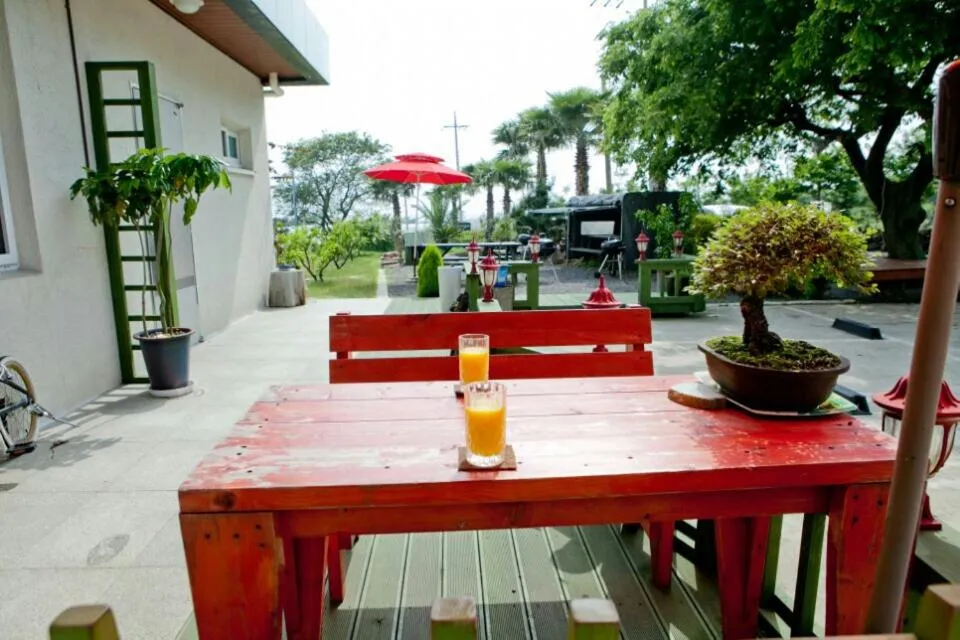 Patio in Jeju Bada Wi Olle Pension