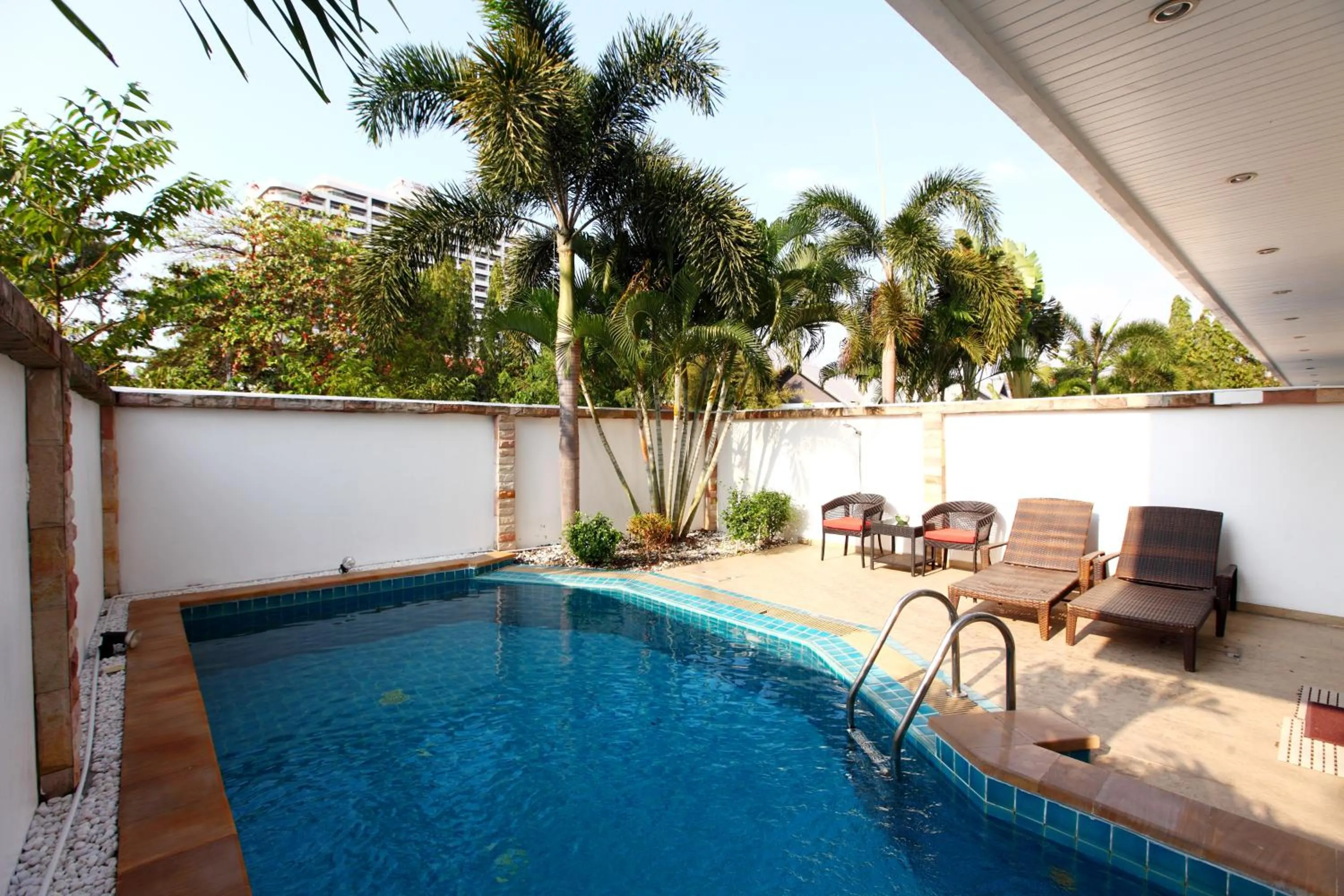 Balcony/Terrace in Hidden Palm Pool Villas