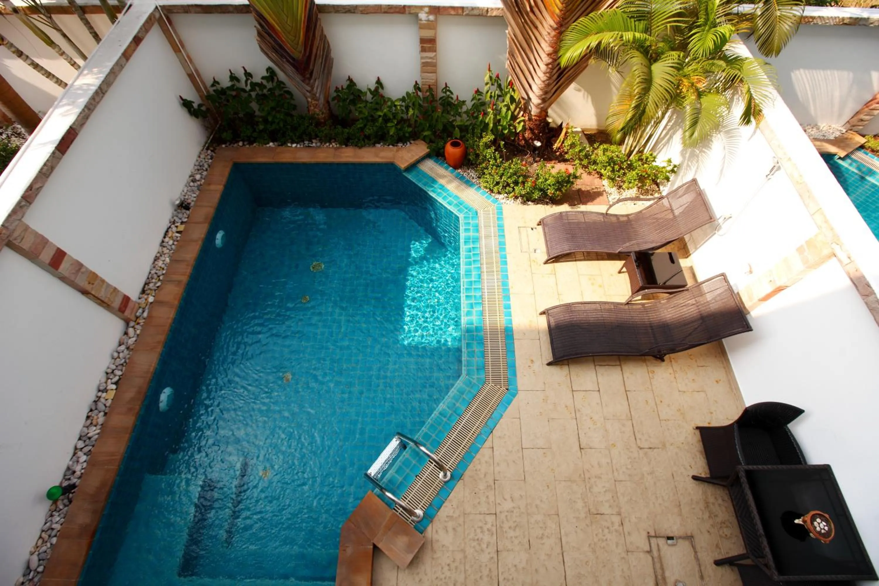 Pool view in Hidden Palm Pool Villas