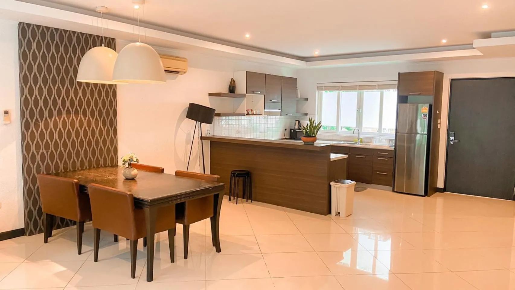 Kitchen or kitchenette in Hidden Palm Pool Villas
