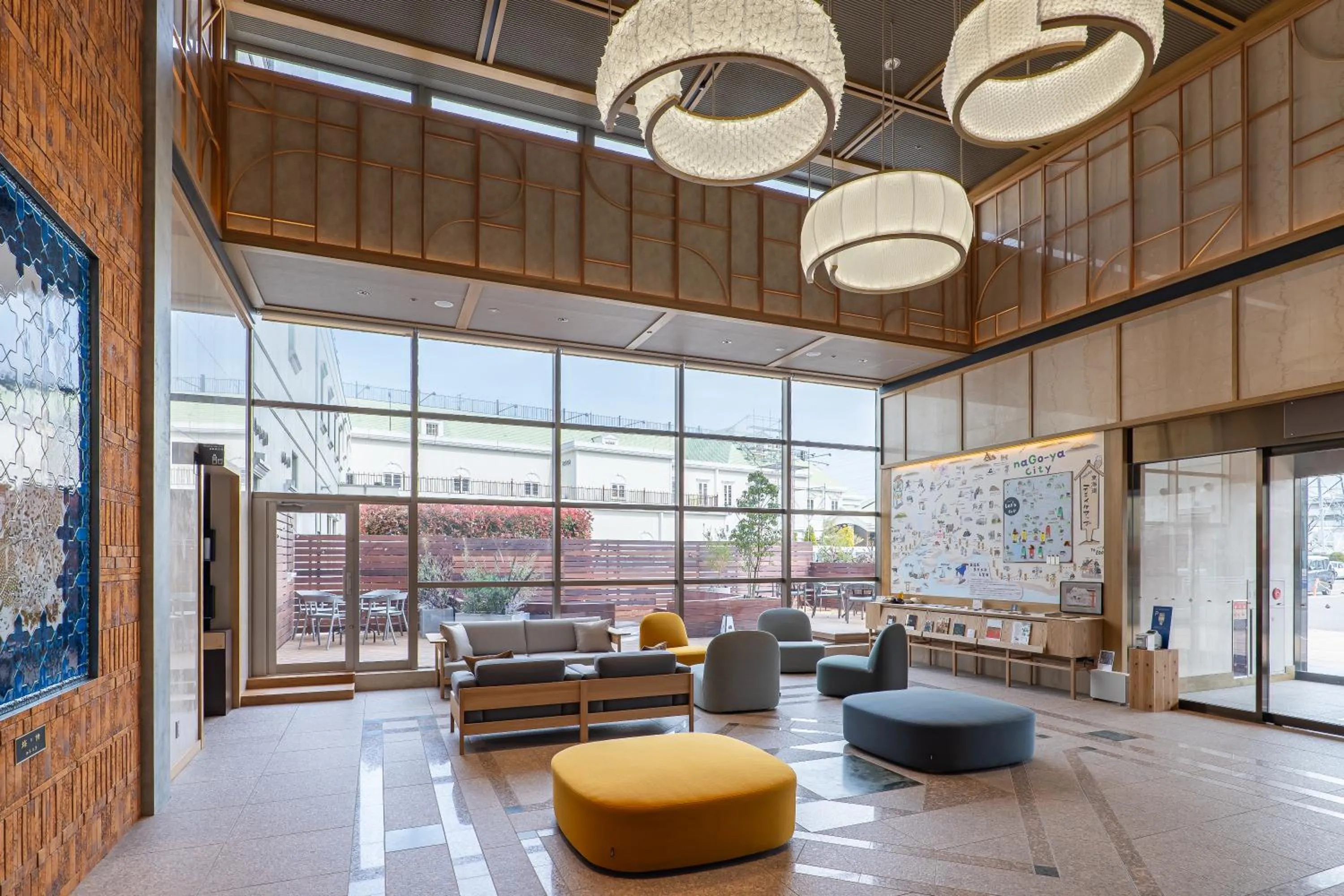 Lobby or reception in -SPA RESORT- Nagoya Kasadera Hotel