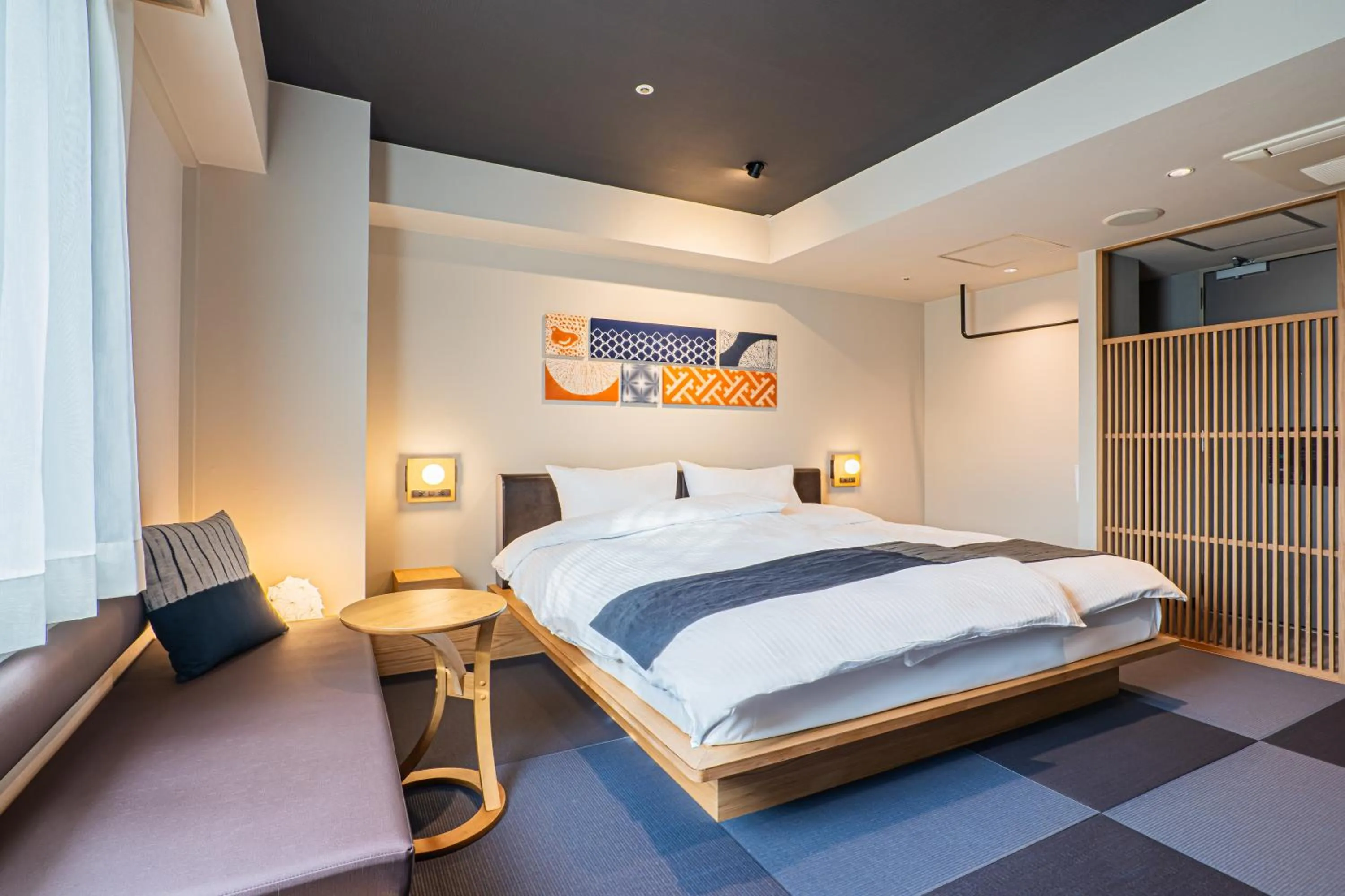 Bed in -SPA RESORT- Nagoya Kasadera Hotel