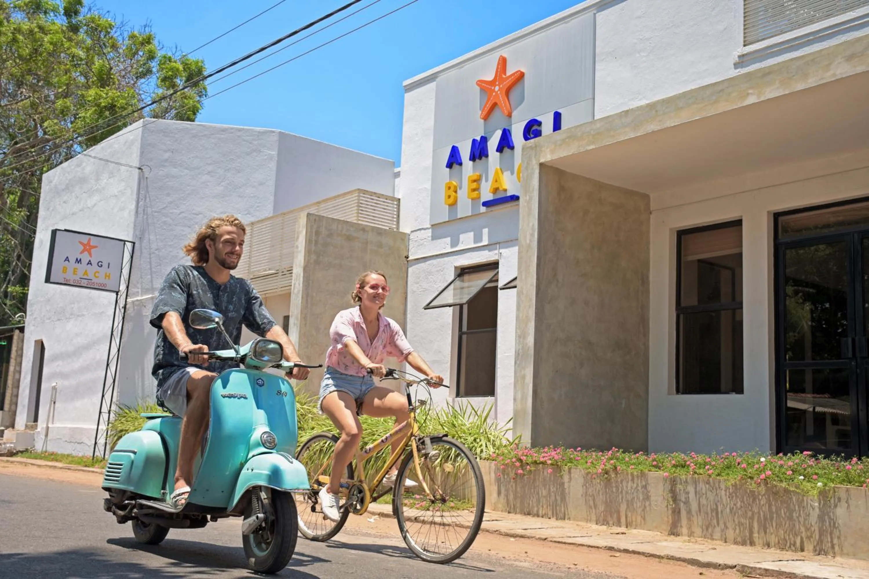 People in Amagi Beach – Secluded Slice of Paradise