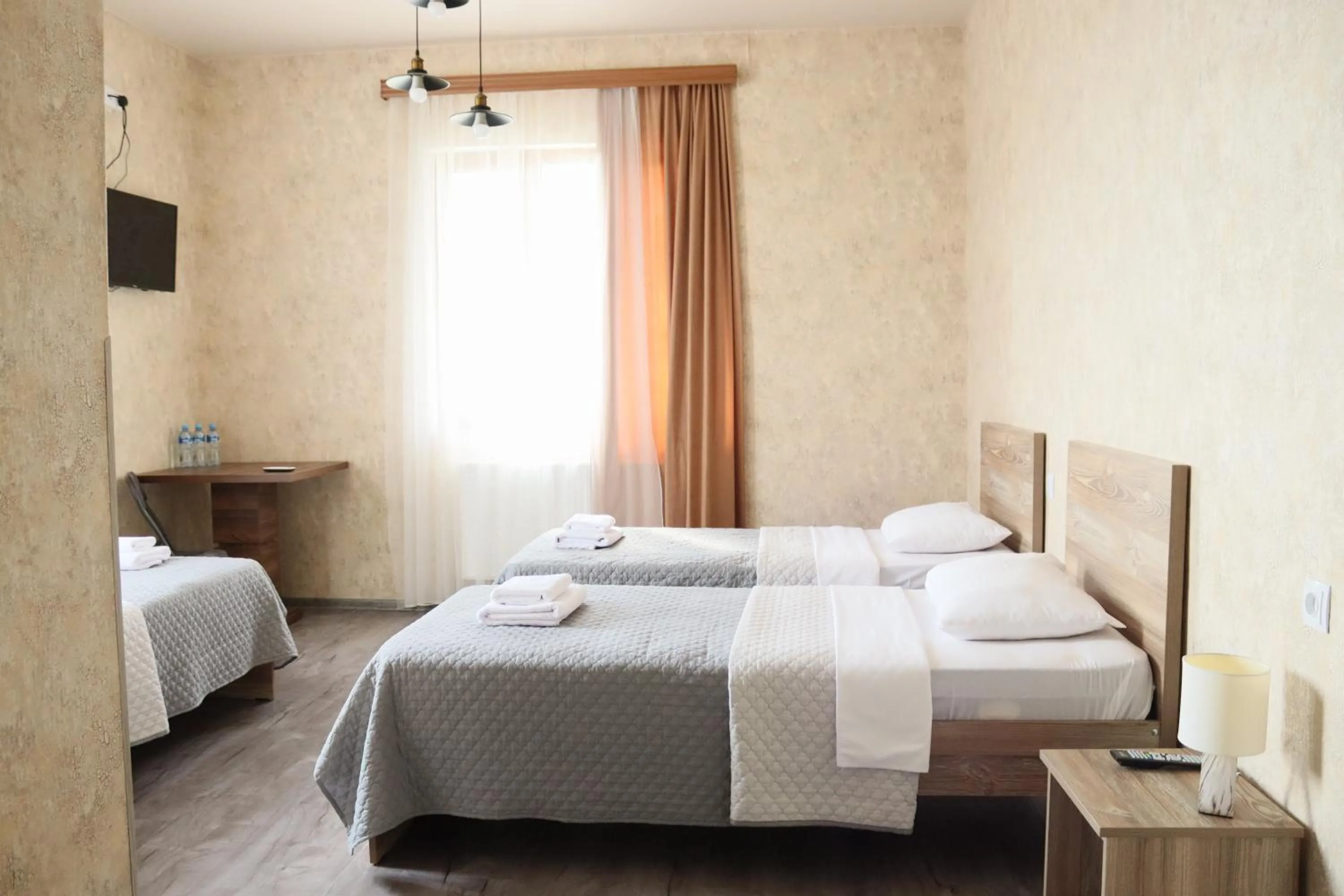 Bed in Hotel West Face