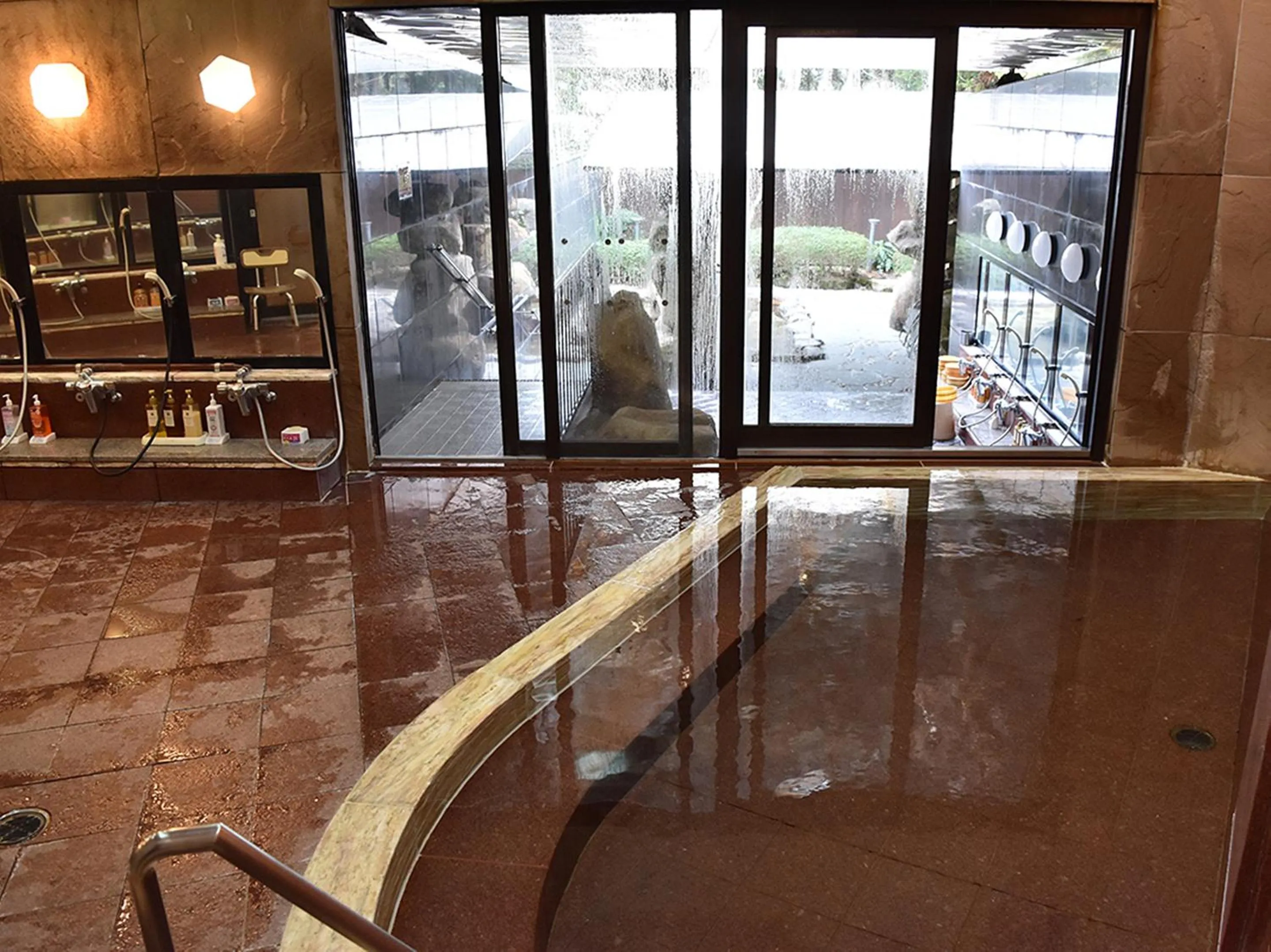 Hot Spring Bath in 湯郷グランドホテル Yunogo Onsen Yunogo Grand Hotel