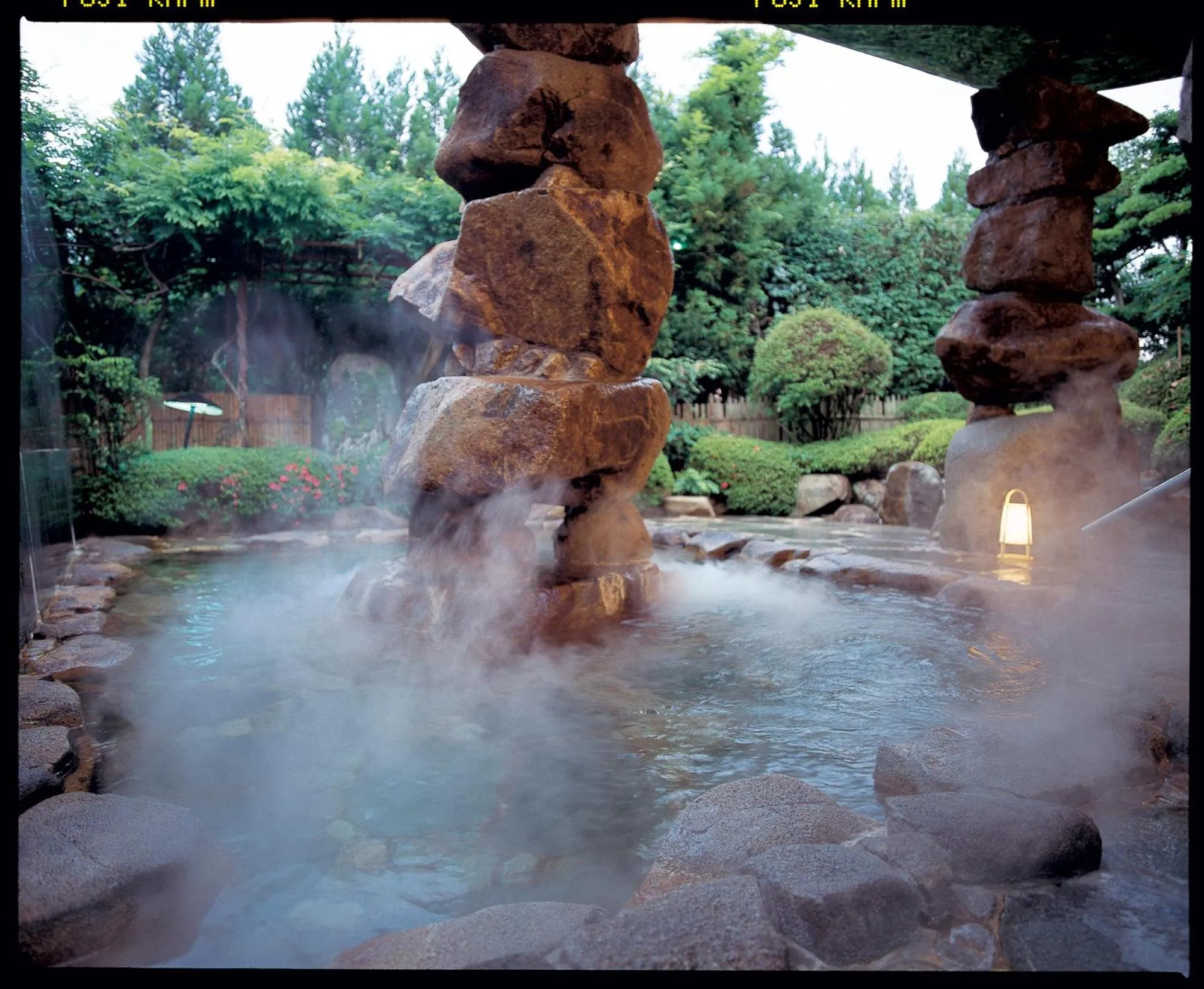 Open Air Bath in 湯郷グランドホテル Yunogo Onsen Yunogo Grand Hotel