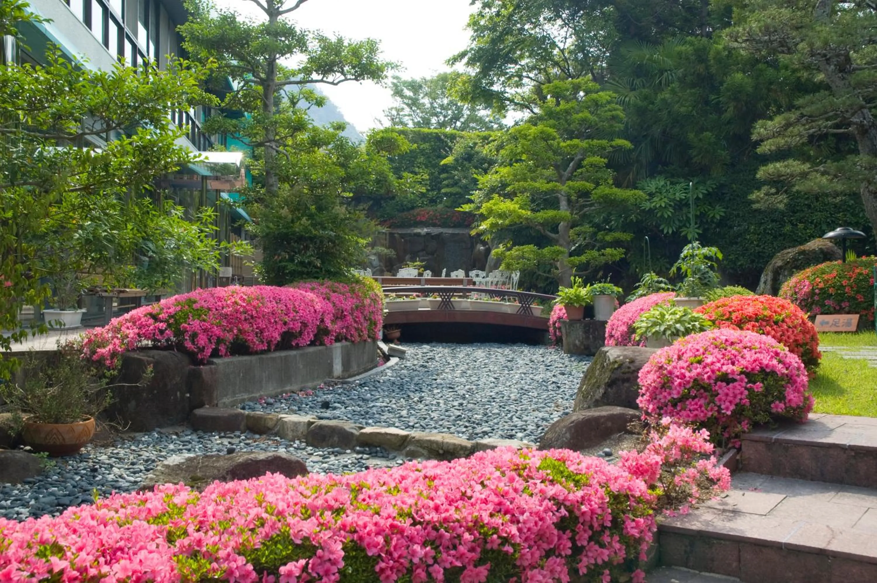 Garden in 湯郷グランドホテル Yunogo Onsen Yunogo Grand Hotel