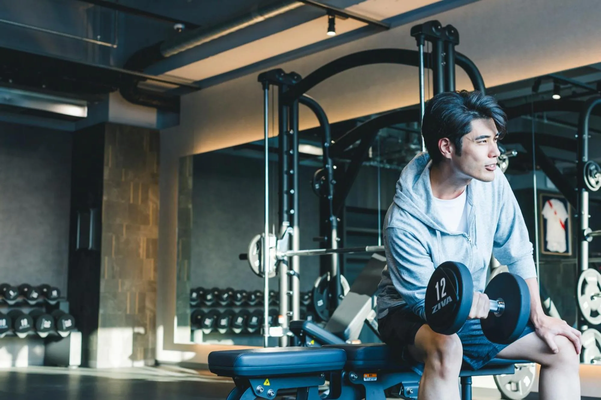 Fitness centre/facilities in Seaside Hotel Maiko Villa Kobe