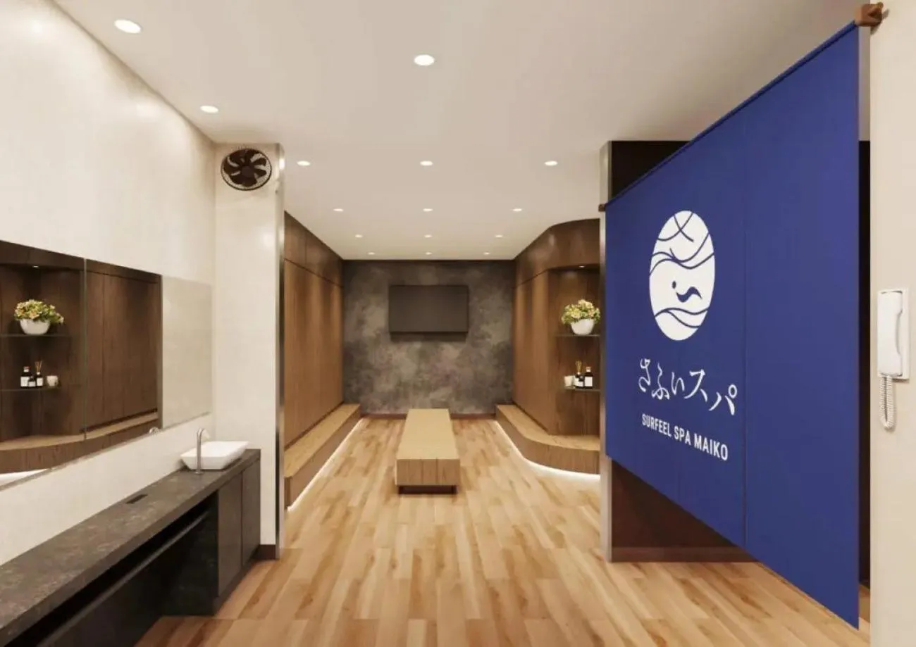 Sauna in Seaside Hotel Maiko Villa Kobe