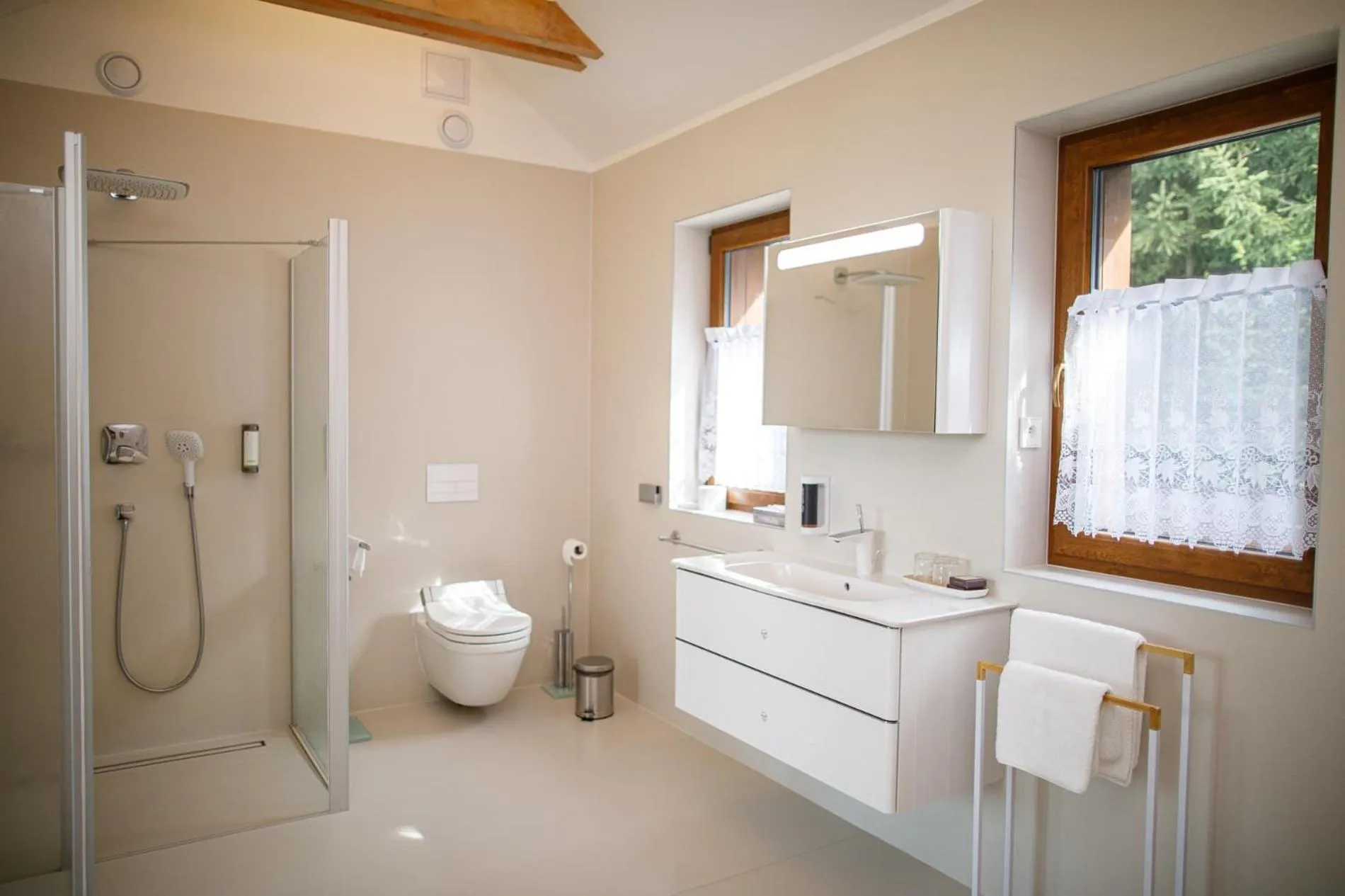 Shower in Hotel Villa Golf Cihelny