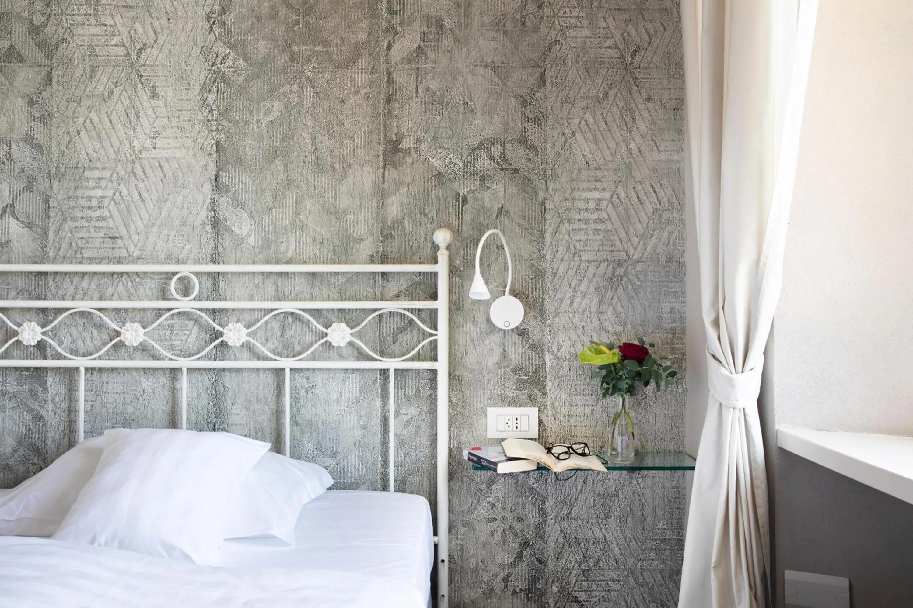 Bed in Relais Villa Porta