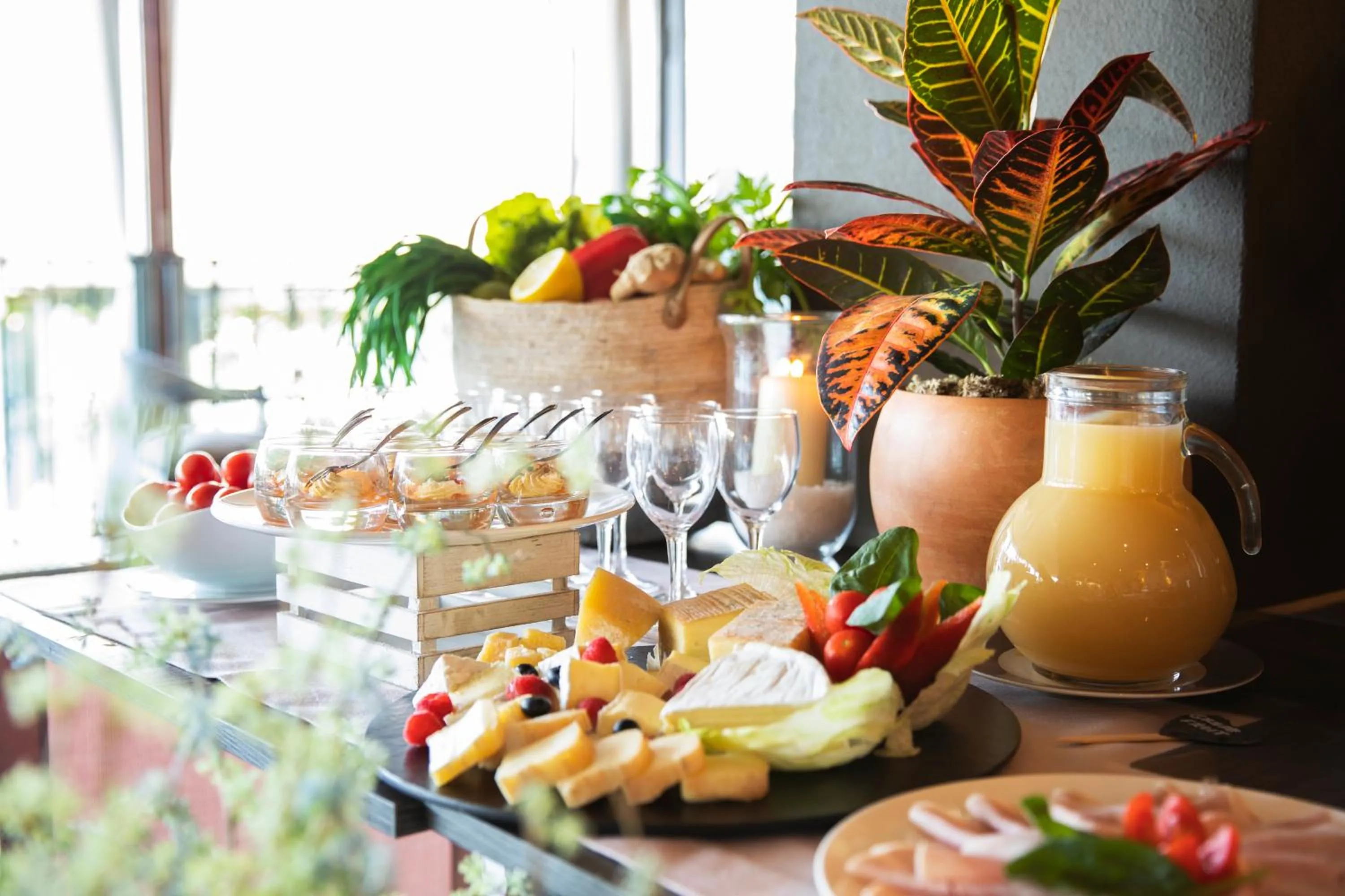 Food and drinks in Relais Villa Porta