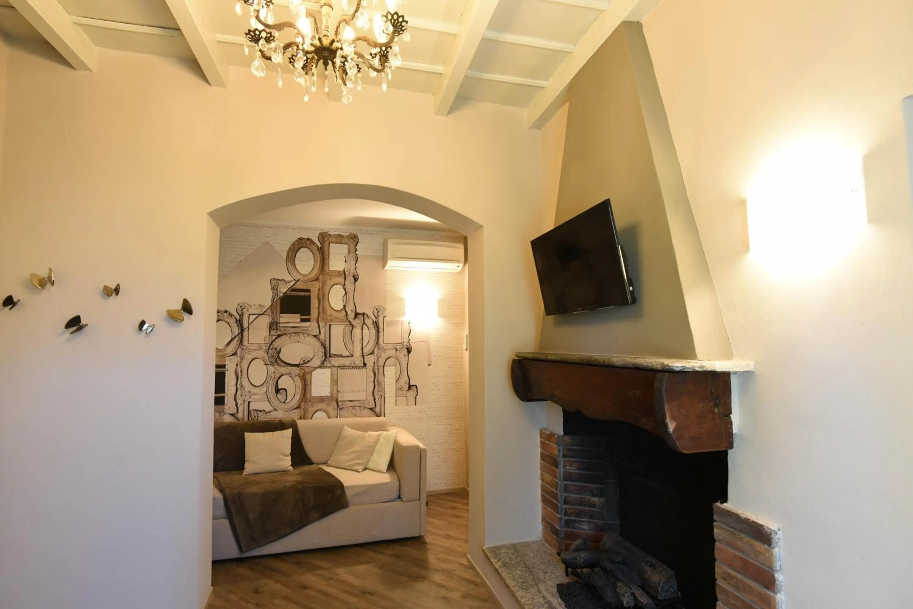 Bedroom in Relais Villa Porta