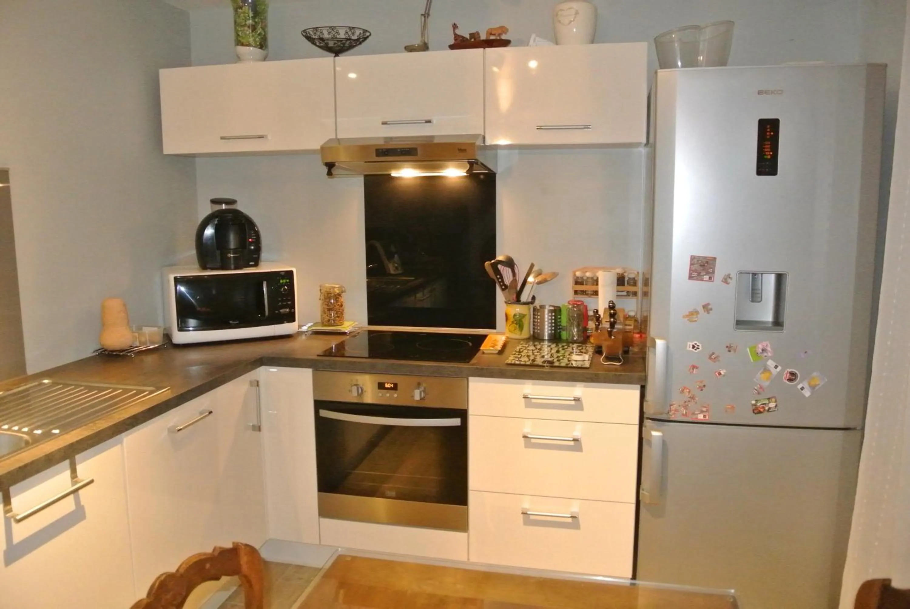 Kitchen or kitchenette in GîTE du GOUR du PEYROL