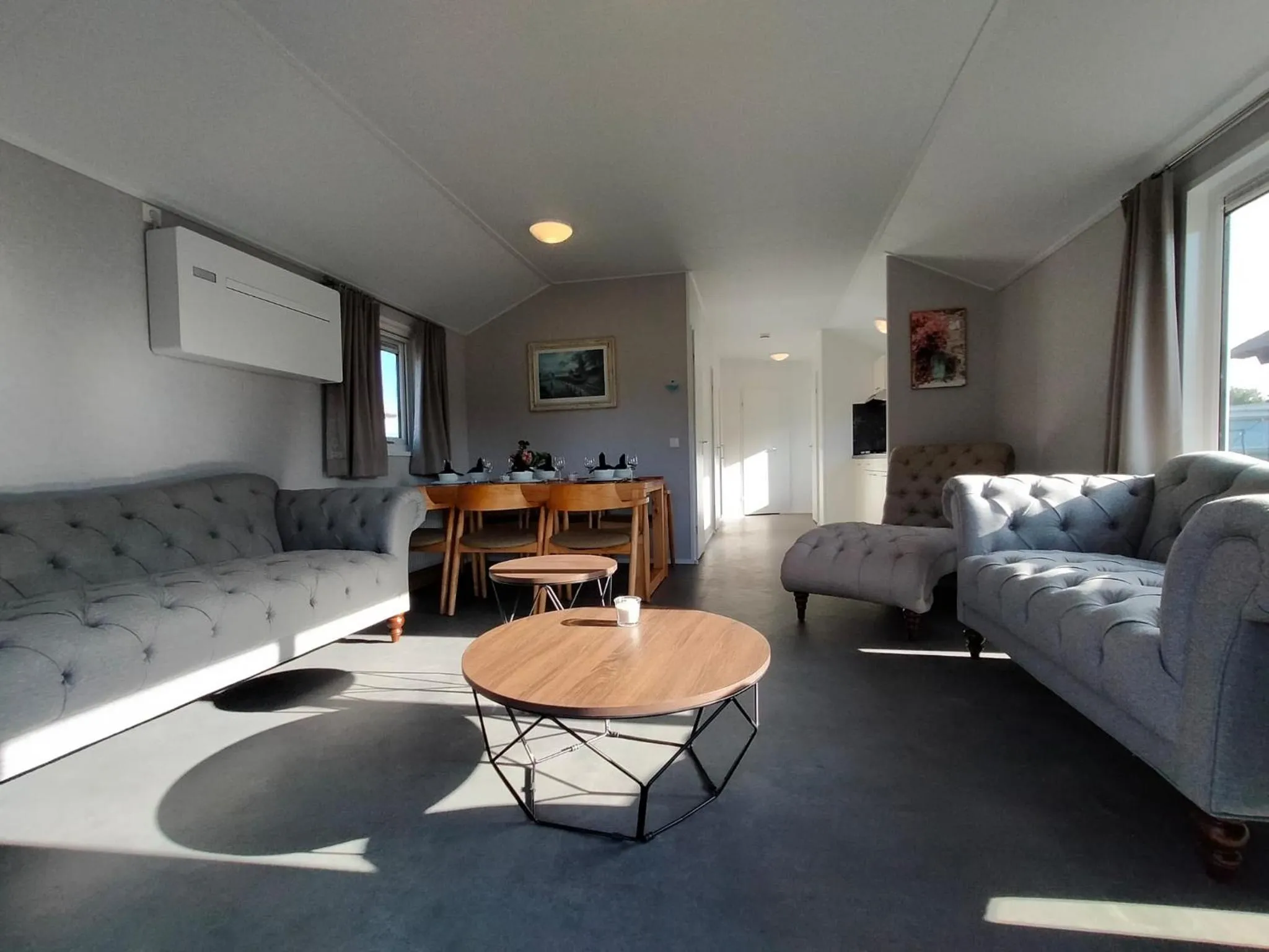 Living room in Waterpark Giethoorn