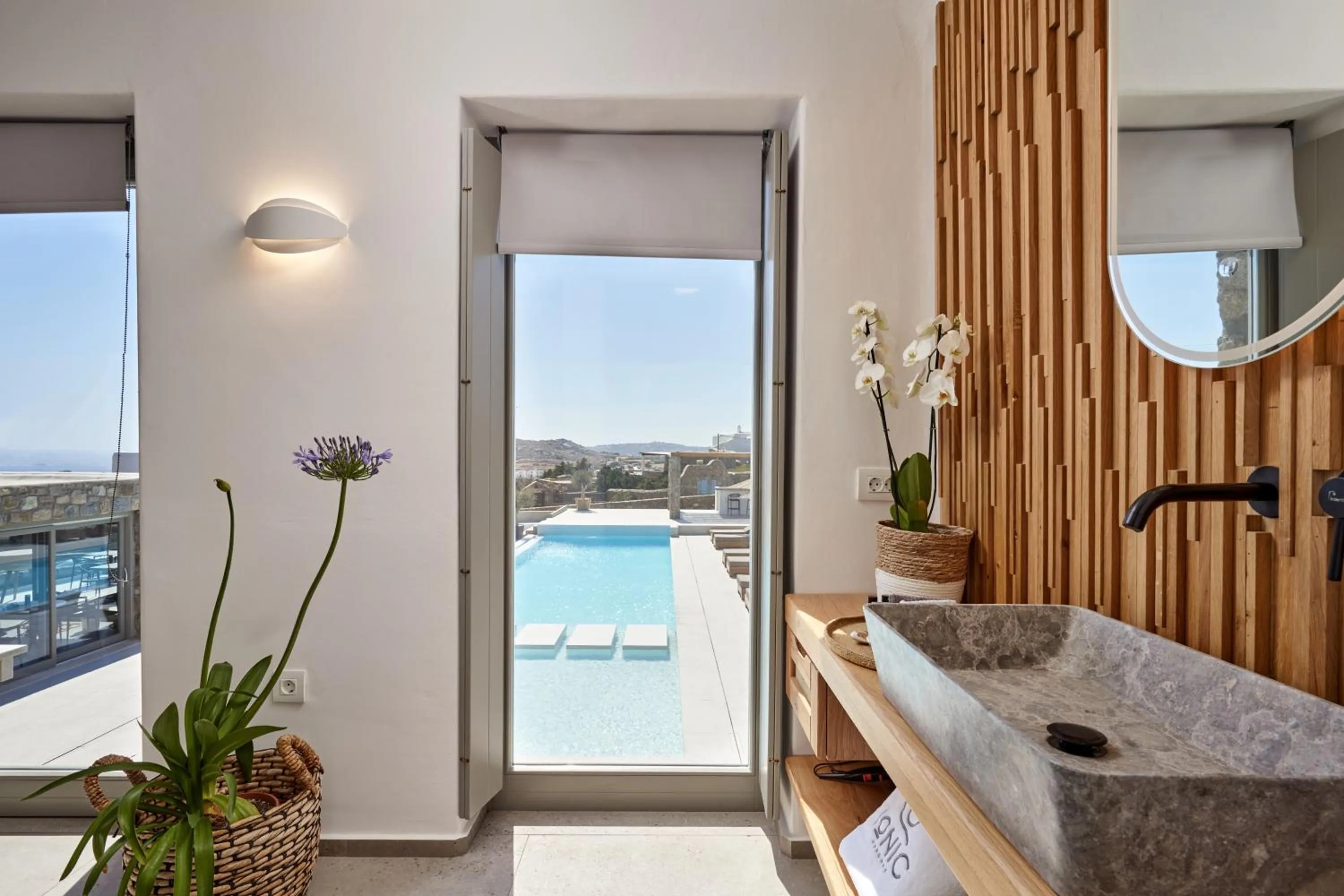 View (from property/room) in Ionic Suites