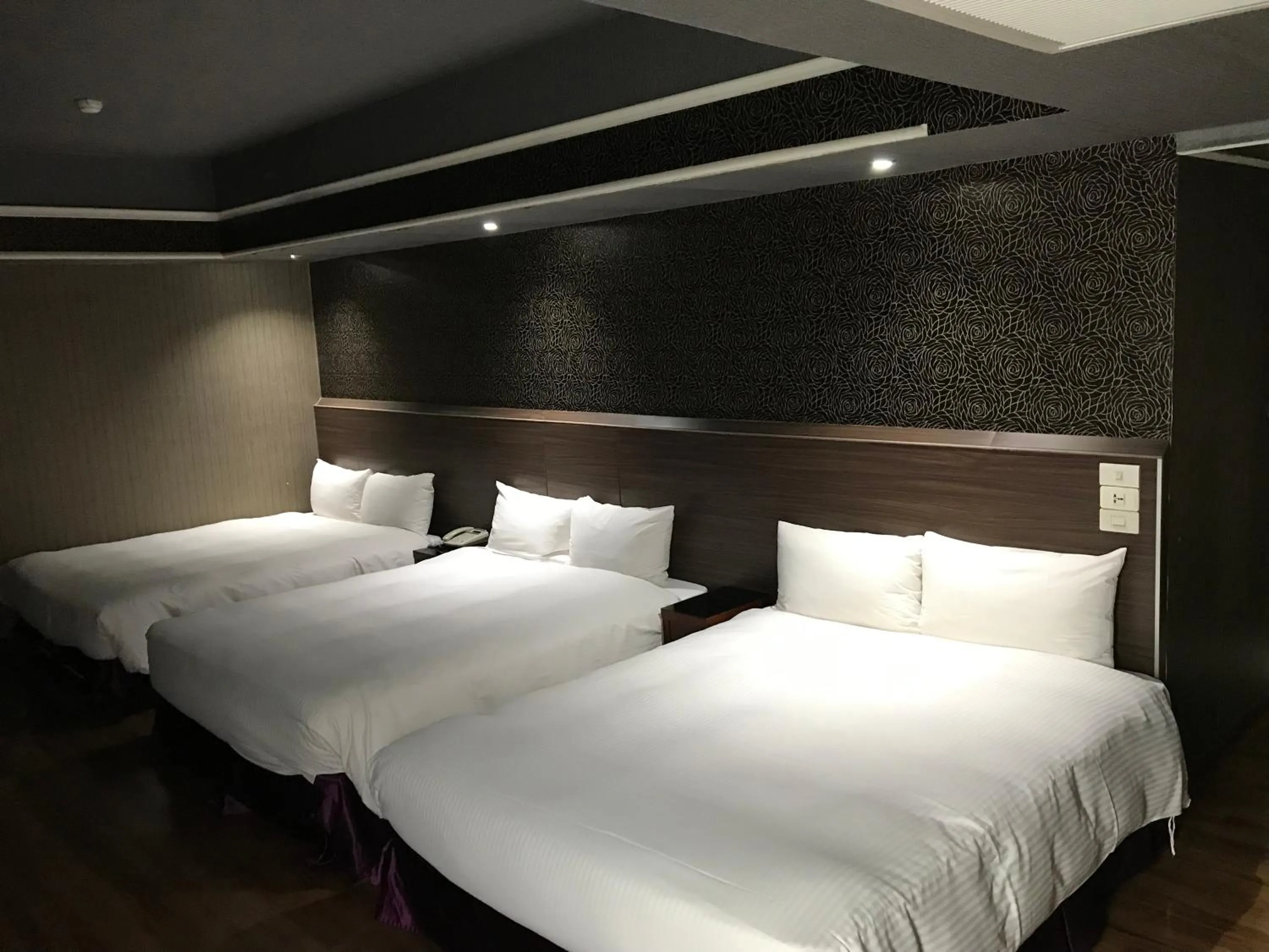 Bed in Long Siang Hotel