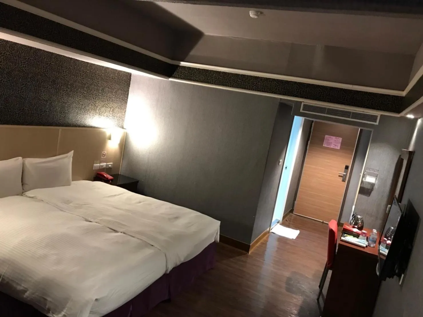 Bed in Long Siang Hotel