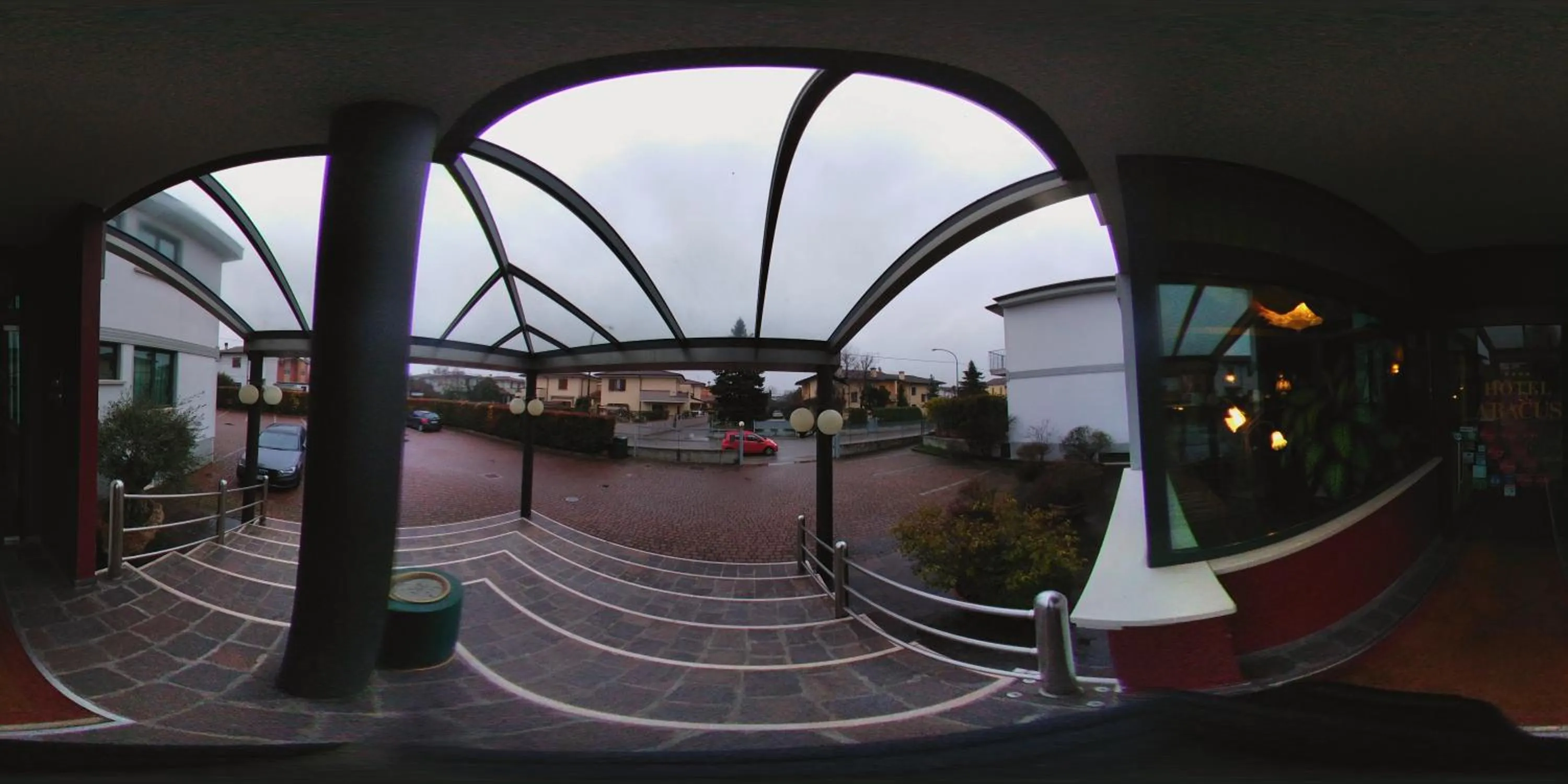 Facade/entrance in Hotel Abacus