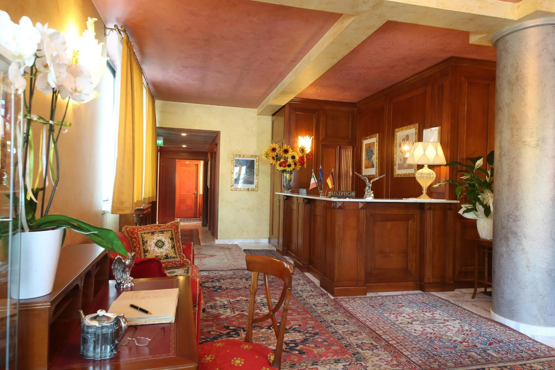 Lobby or reception in Hotel Abacus