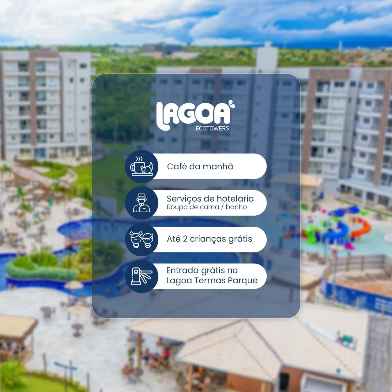 Property logo or sign in Lagoa EcoTowers Resort - LAGOA OFICIAL
