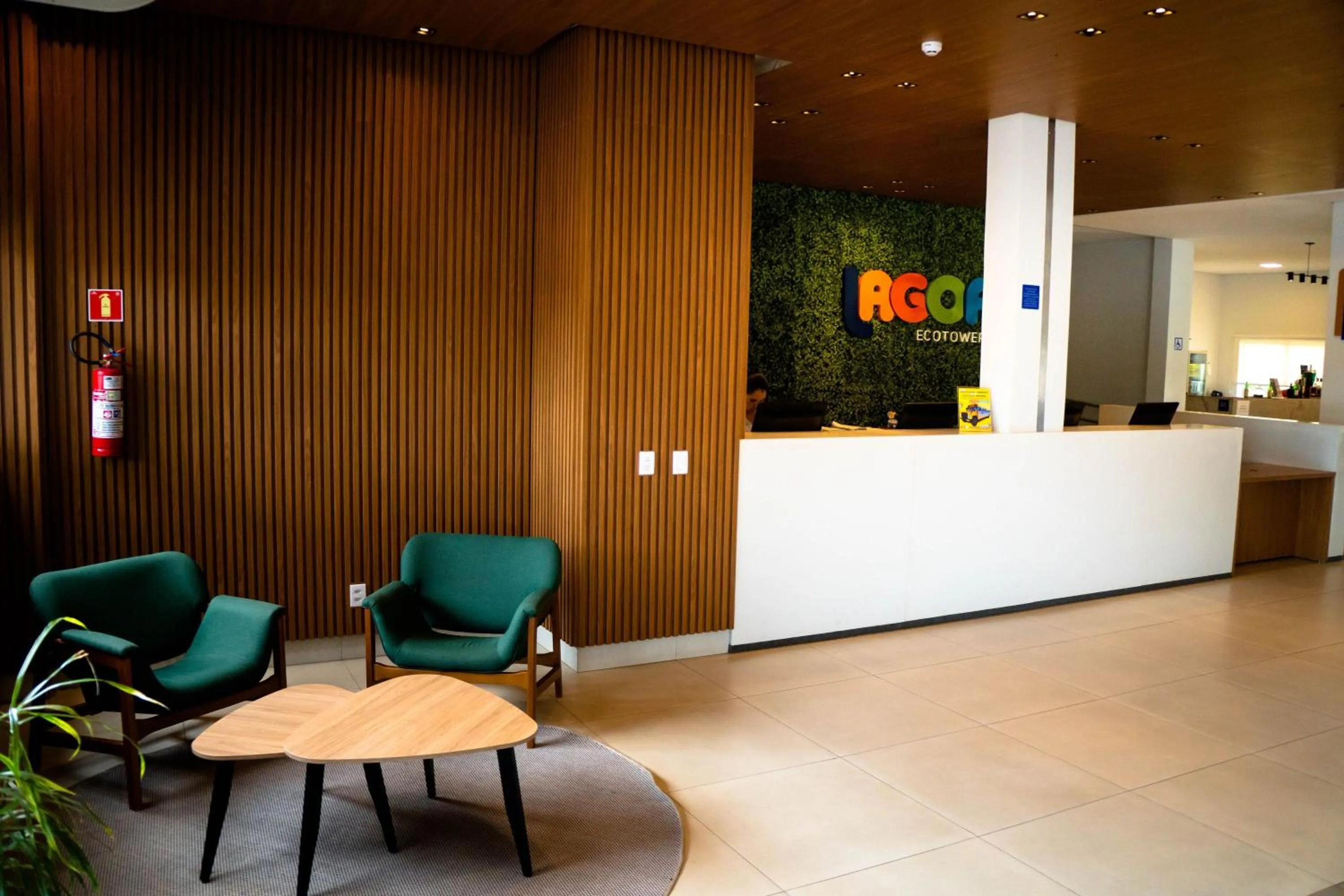 Lobby or reception in Lagoa EcoTowers Resort - LAGOA OFICIAL
