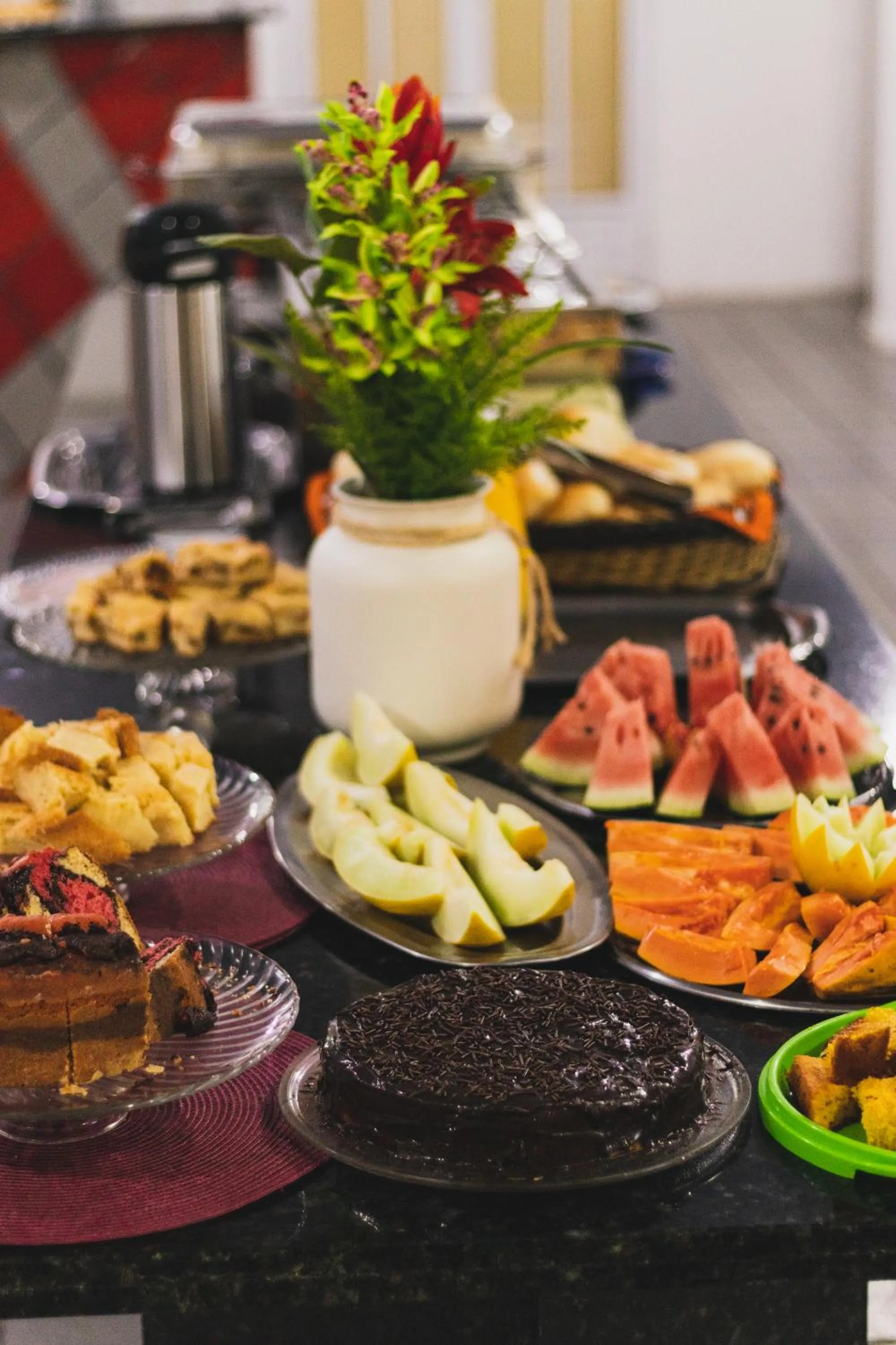 Buffet breakfast in Diamantina Palace Hotel