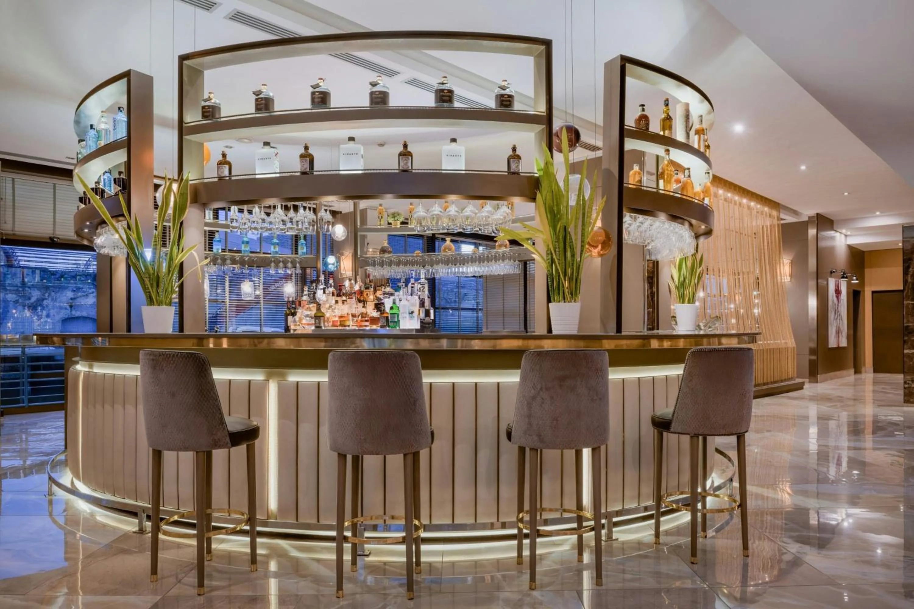 Lounge or bar in AC Hotel Firenze by Marriott