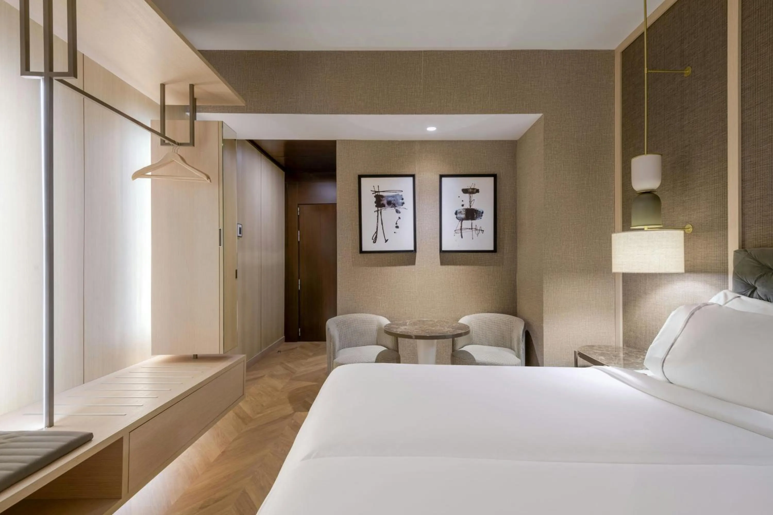 Photo of the whole room, Bed in AC Hotel Firenze by Marriott