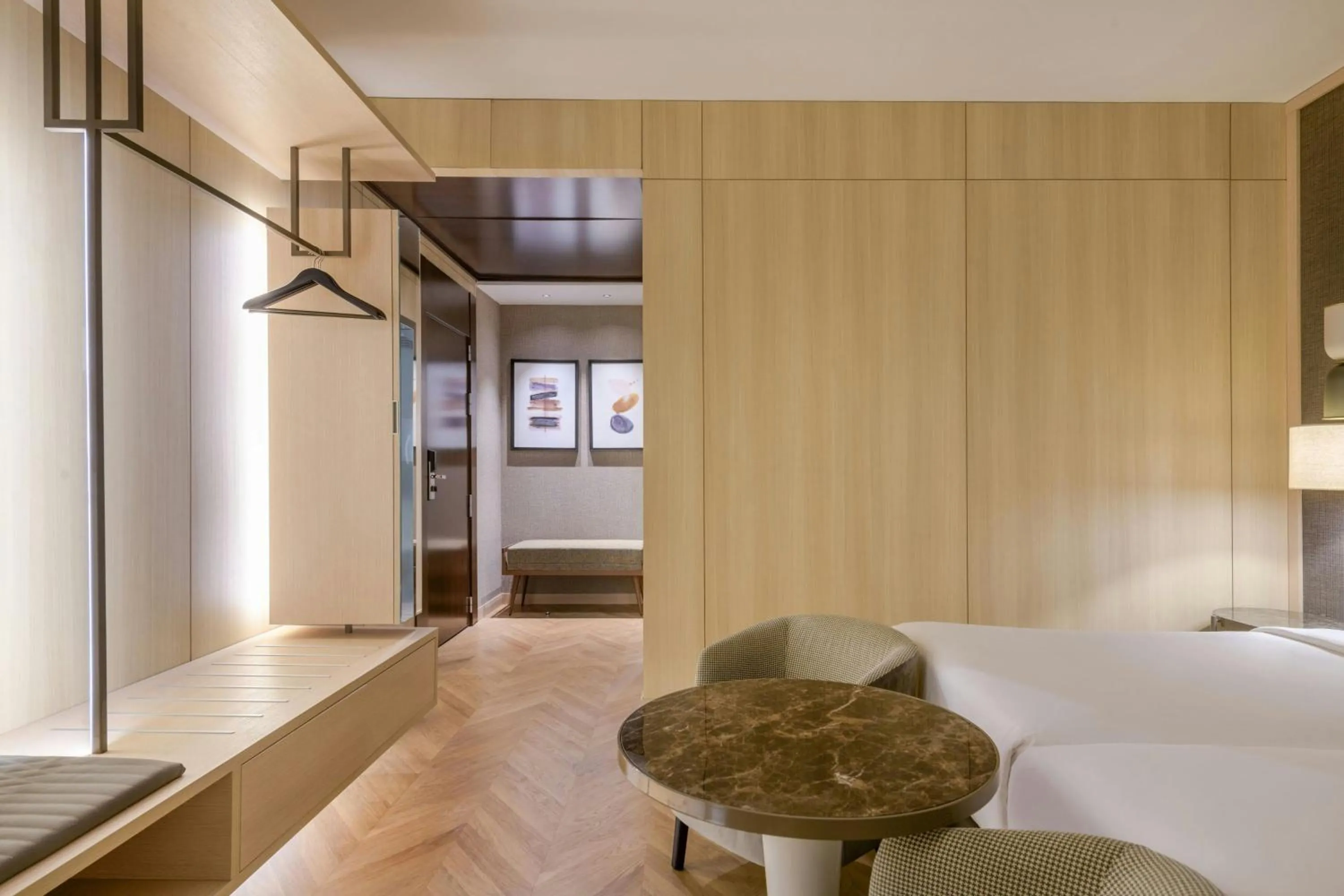 Photo of the whole room, Bed in AC Hotel Firenze by Marriott