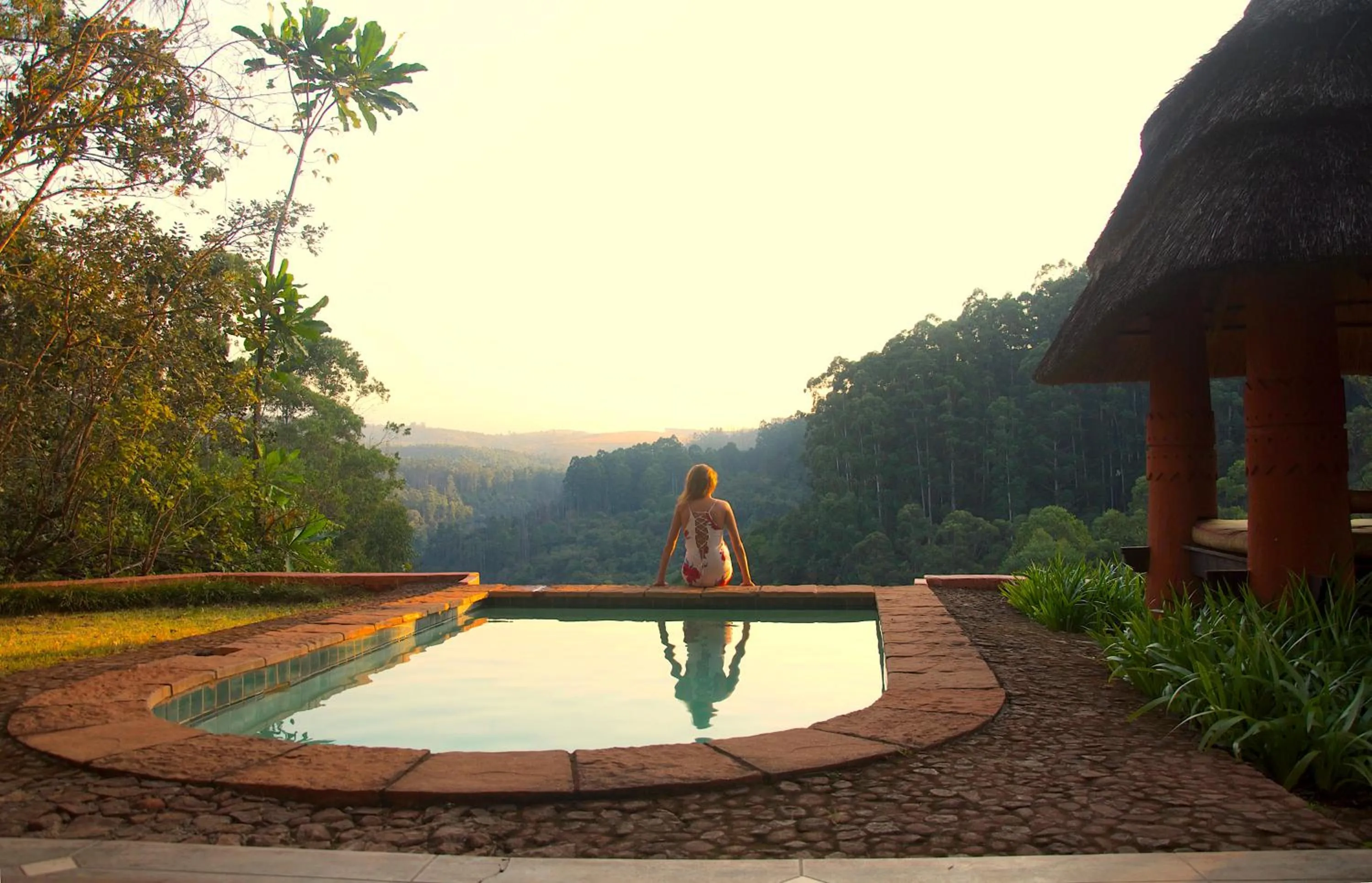 Swimming pool in Timamoon Lodge