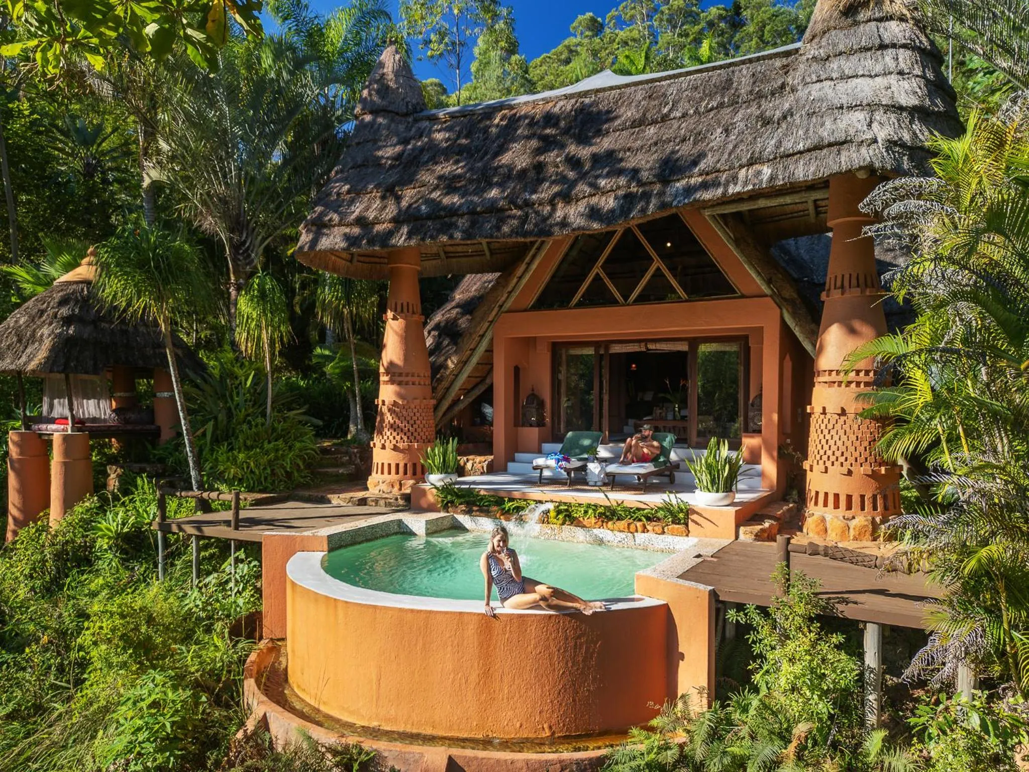 Swimming pool in Timamoon Lodge