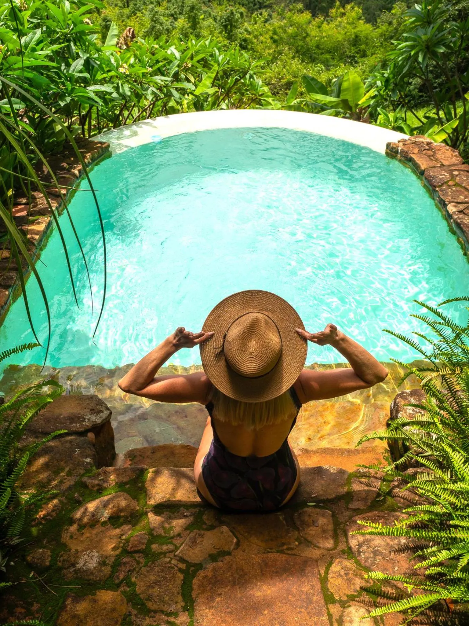 Swimming pool in Timamoon Lodge