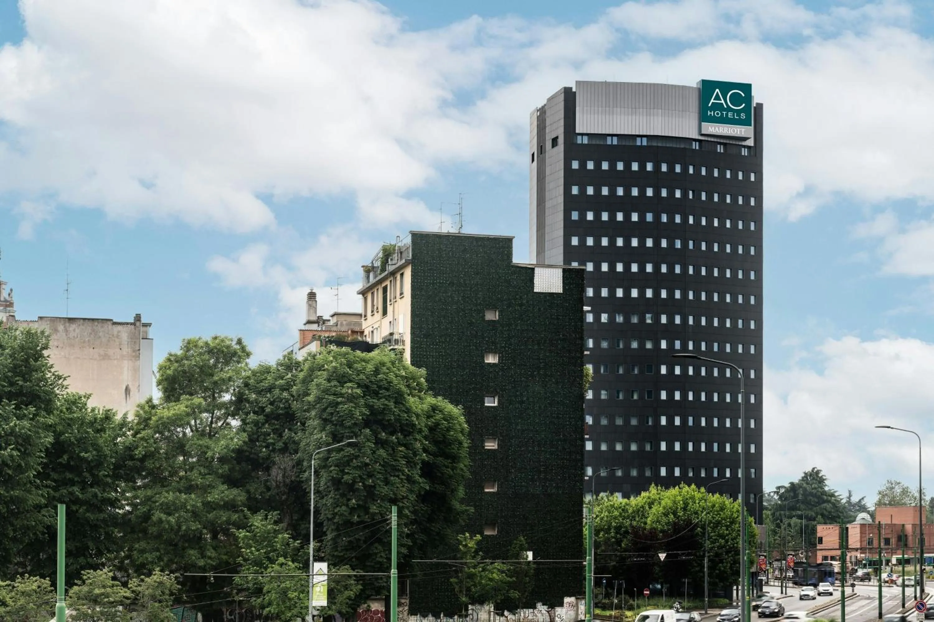 Property building in AC Hotel Milano by Marriott