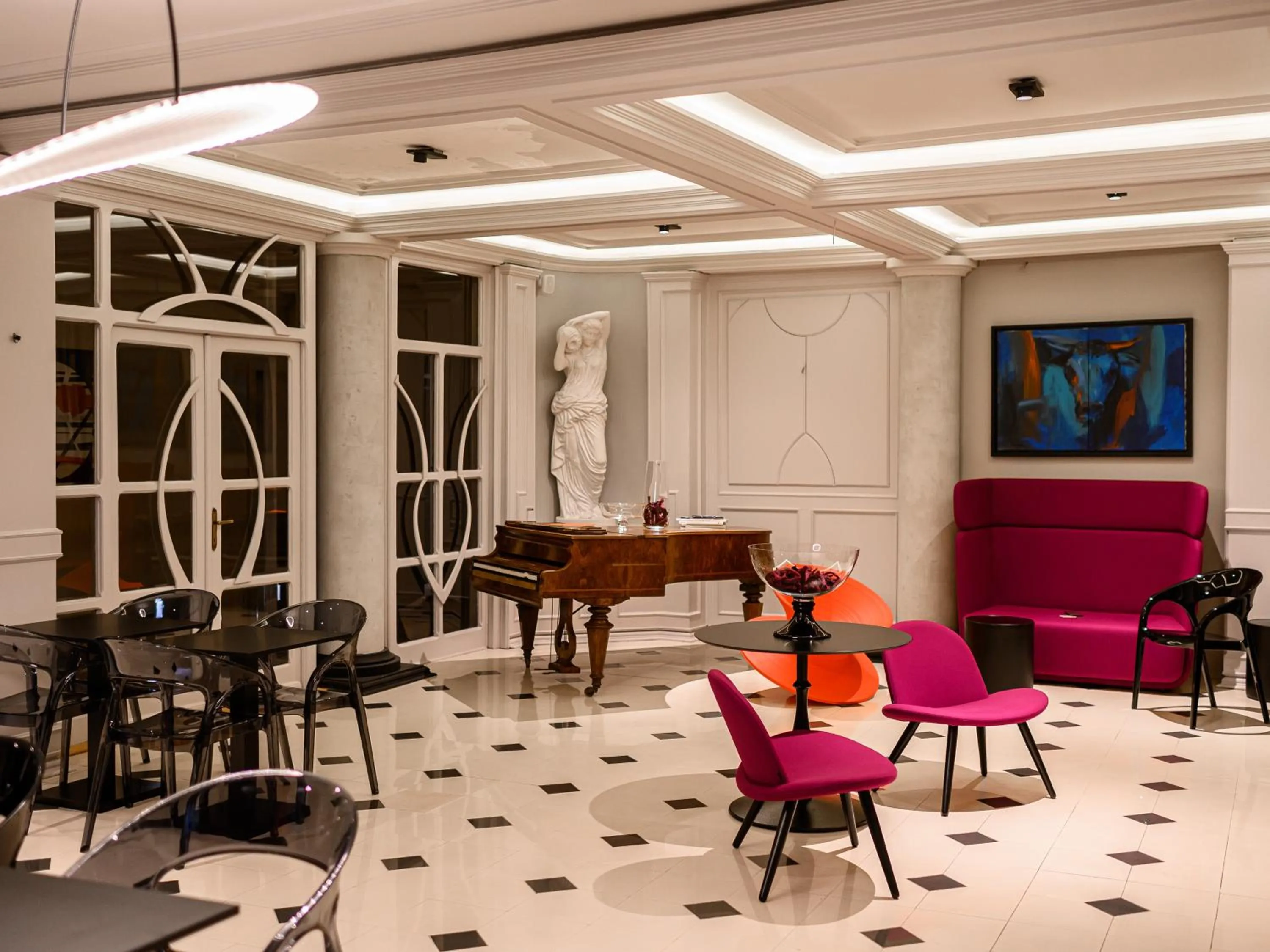 Lobby or reception in ArtLoft Garni Hotel