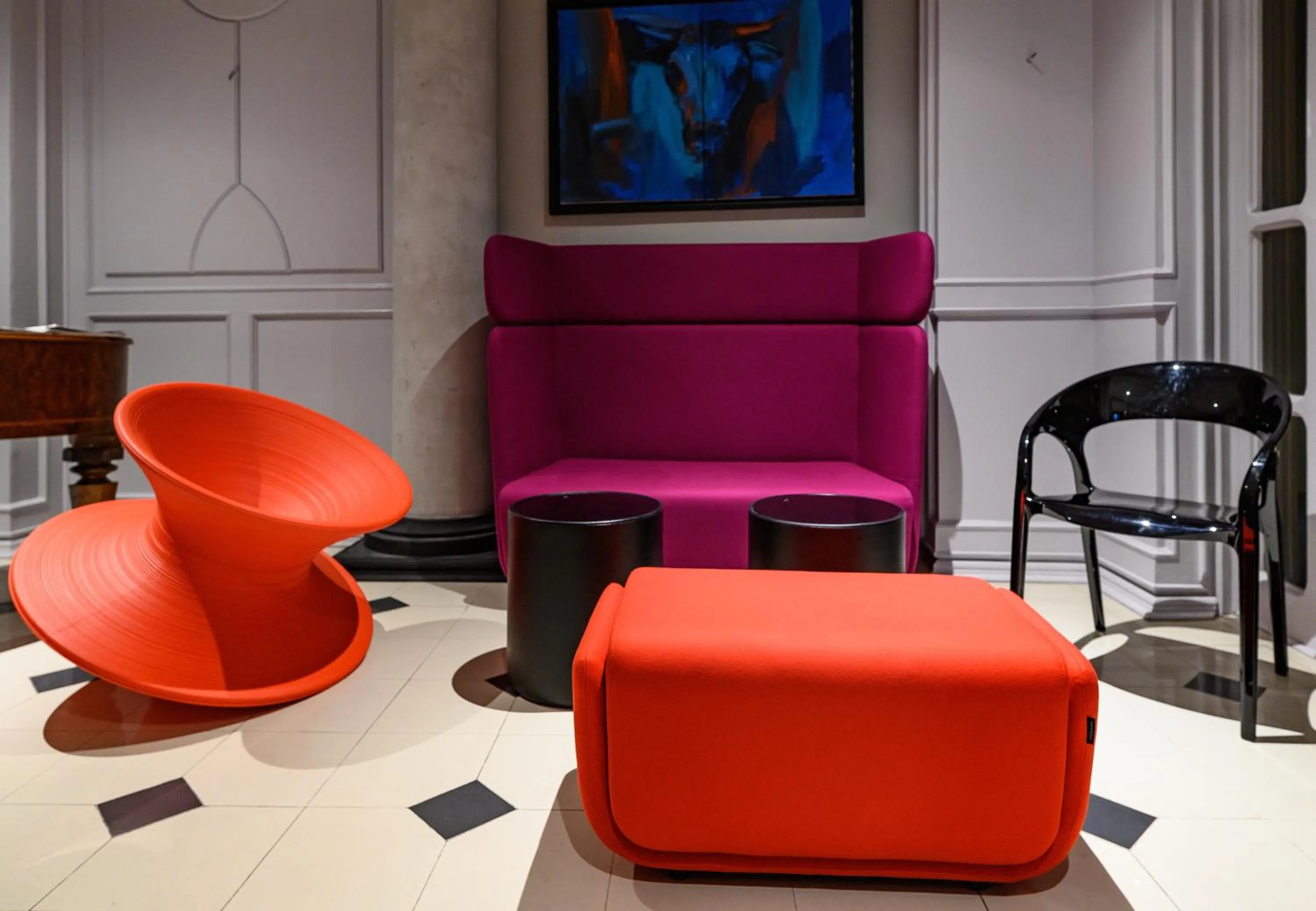 Lobby or reception in ArtLoft Garni Hotel