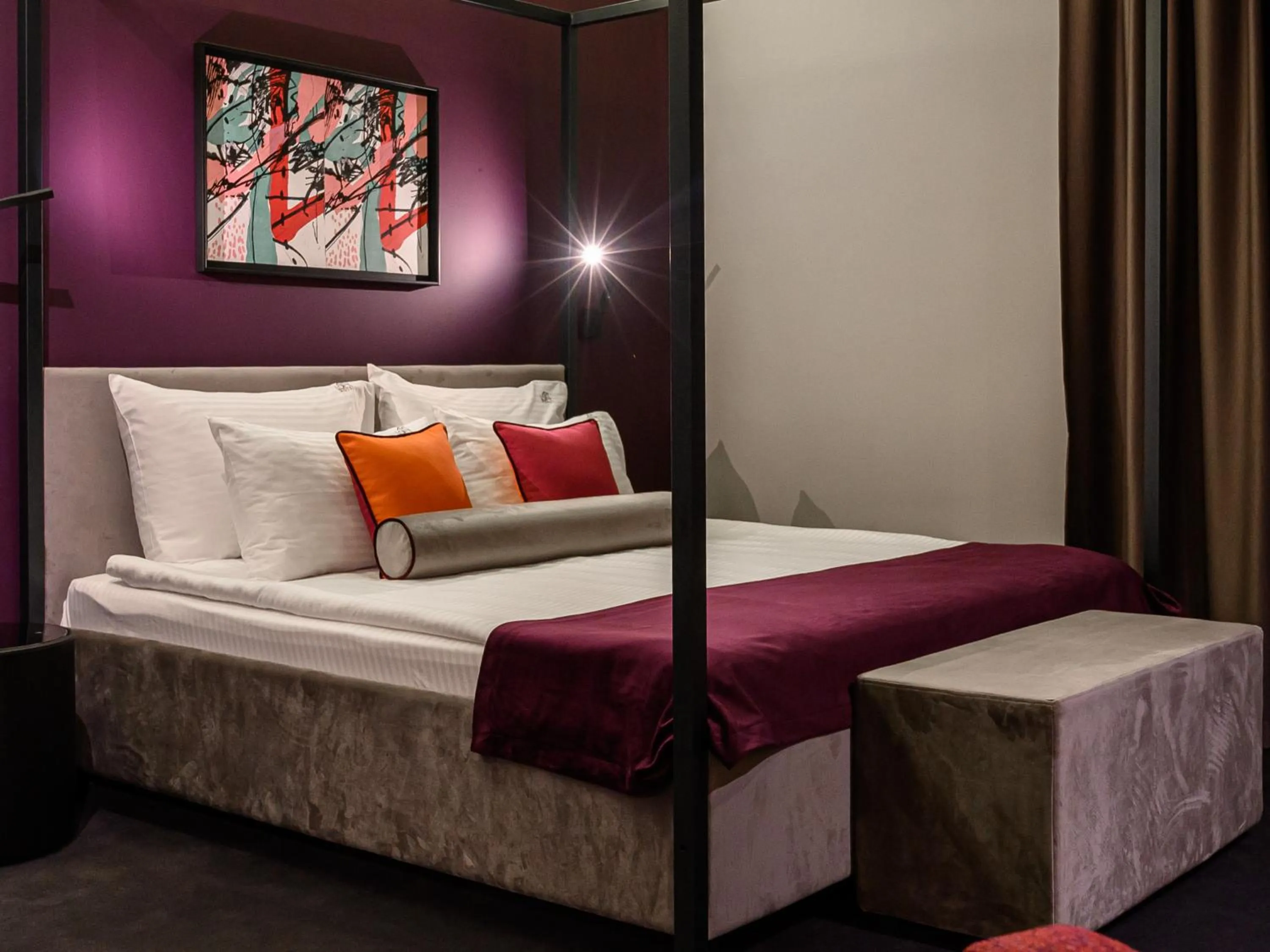 Photo of the whole room, Bed in ArtLoft Garni Hotel