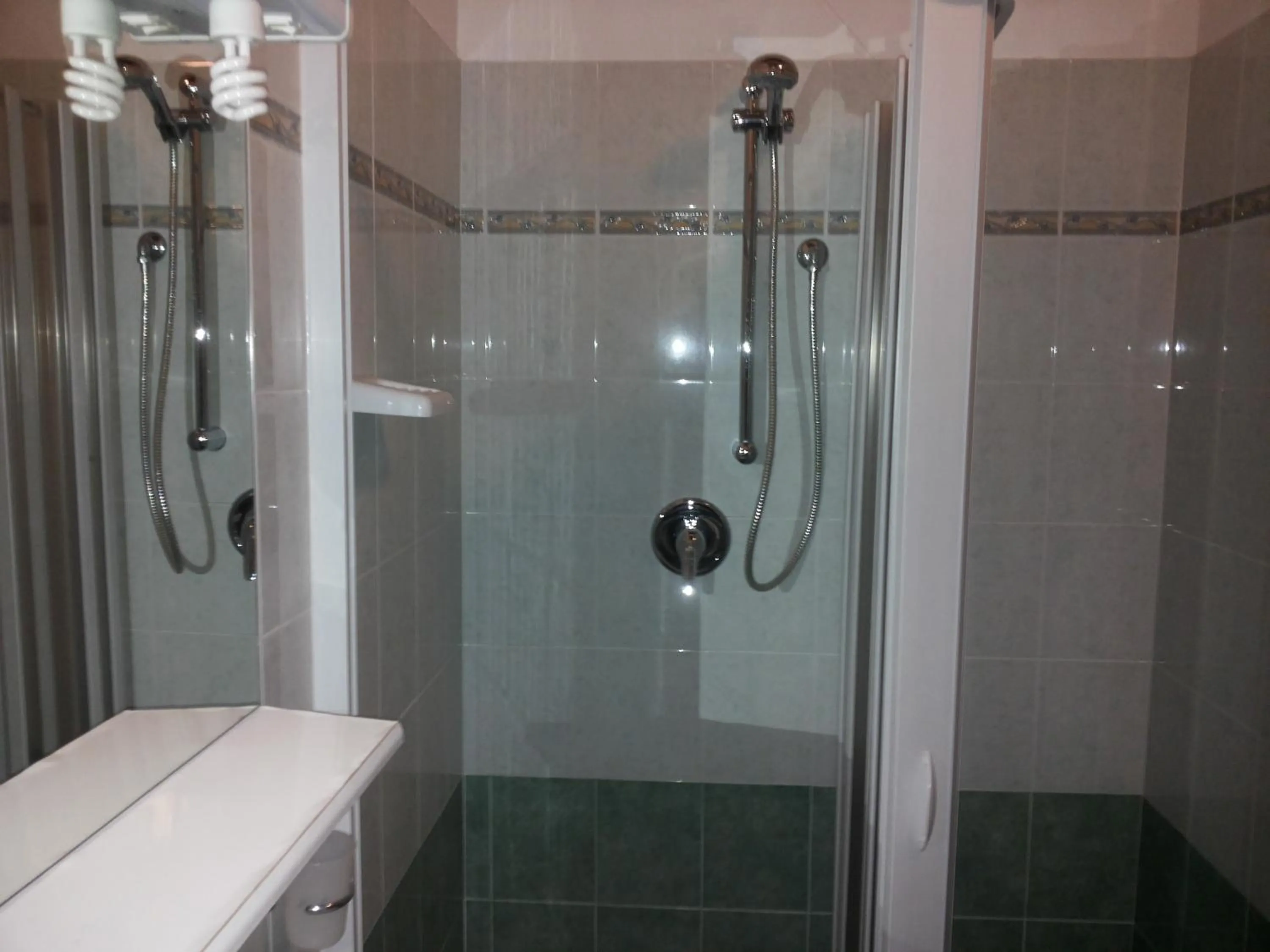 Shower in Hotel Le Querce