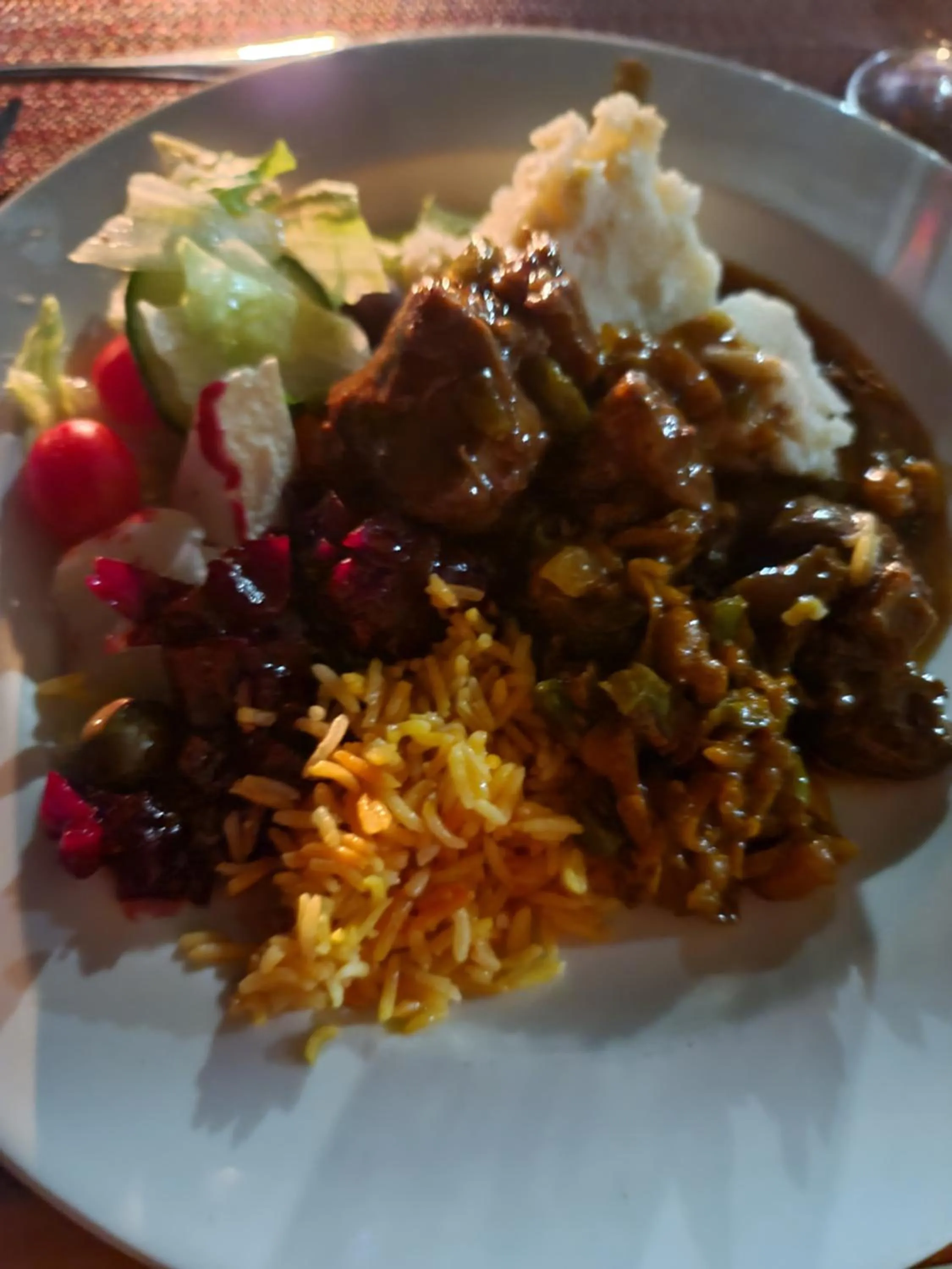 Food in The Wild Olive Tree Camp