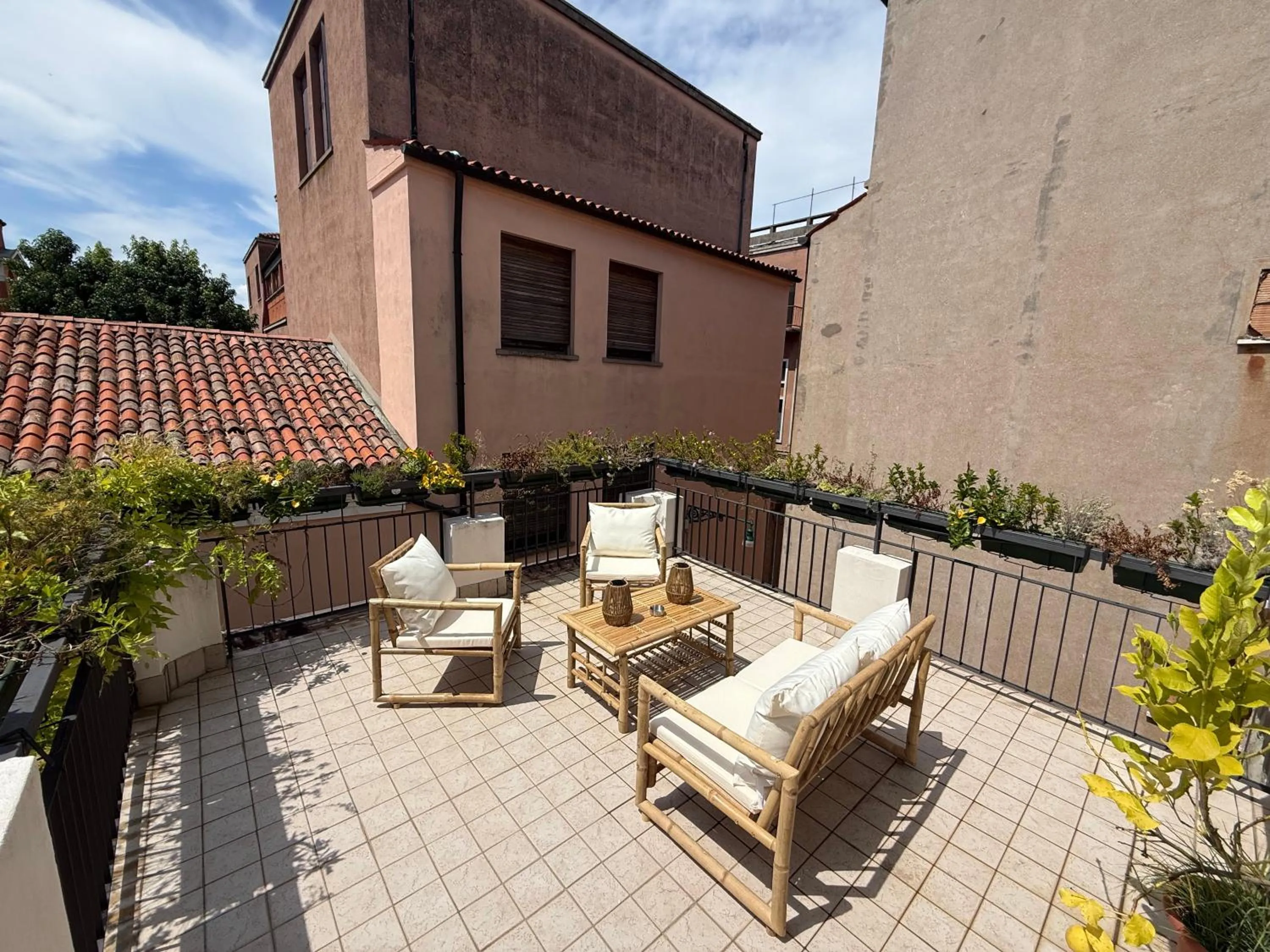 Balcony/Terrace in Albergo Marin