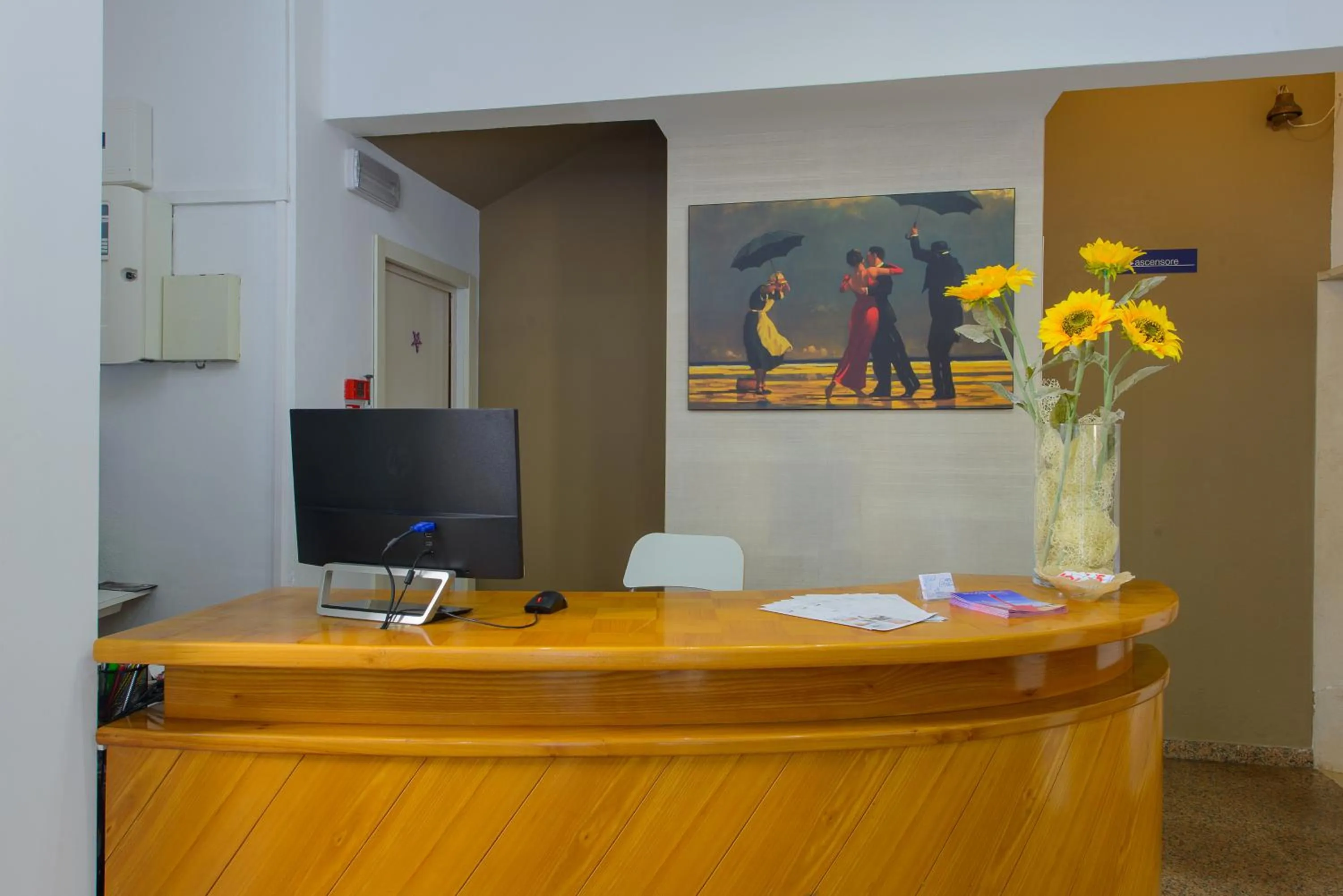 Lobby or reception in Hotel Falco