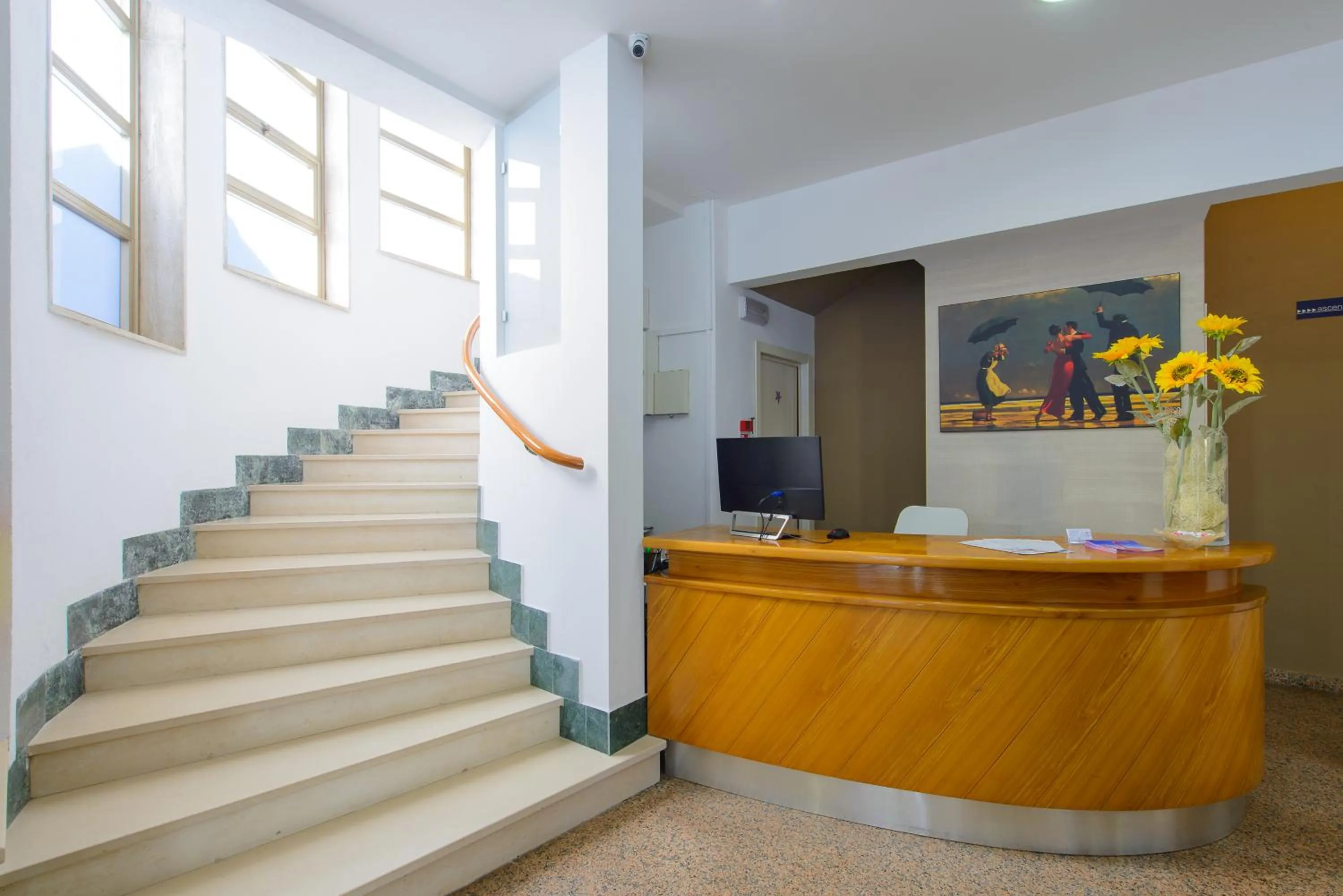 Lobby or reception in Hotel Falco