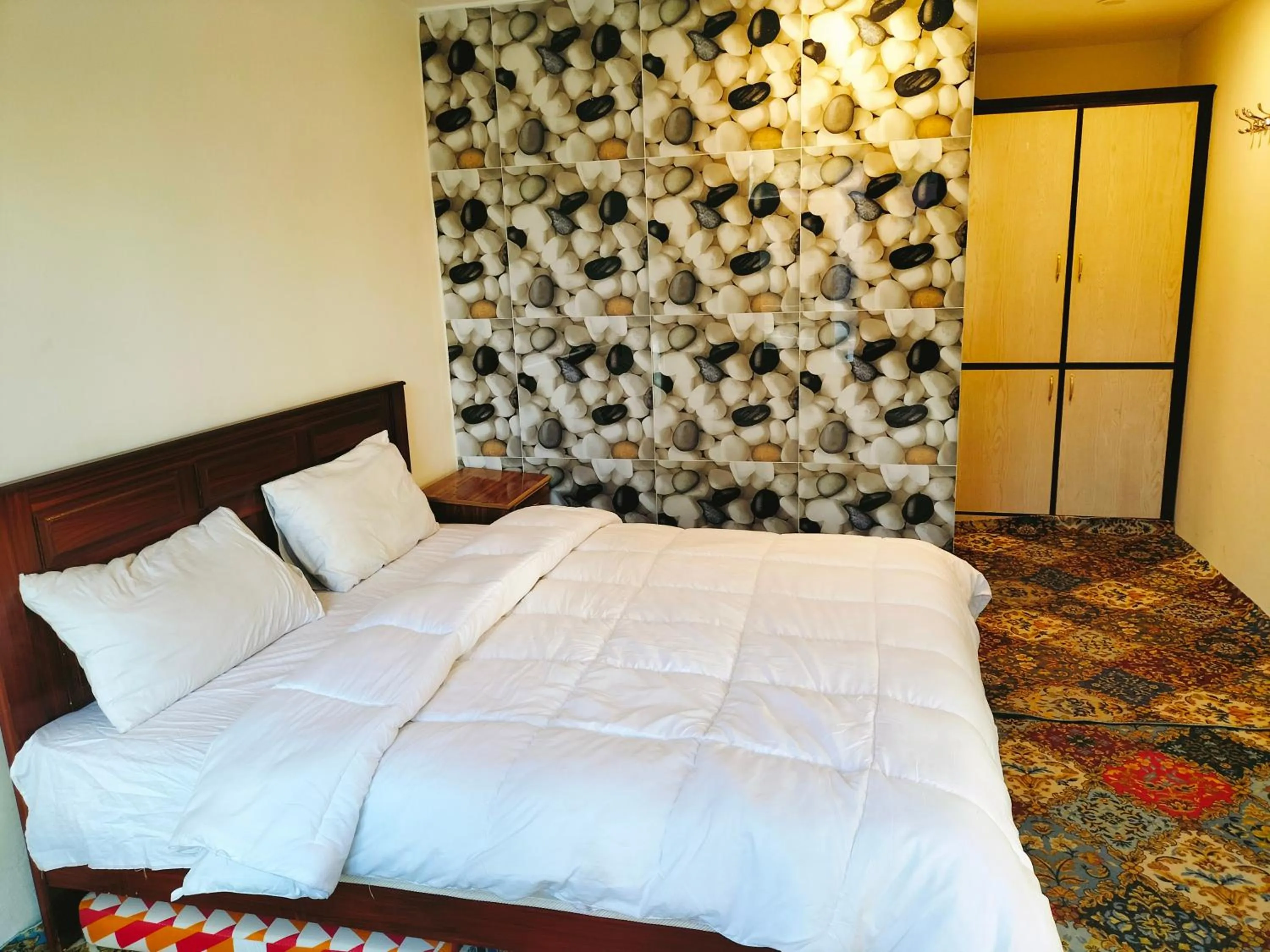 Photo of the whole room, Bed in Skardu View Point Hotel