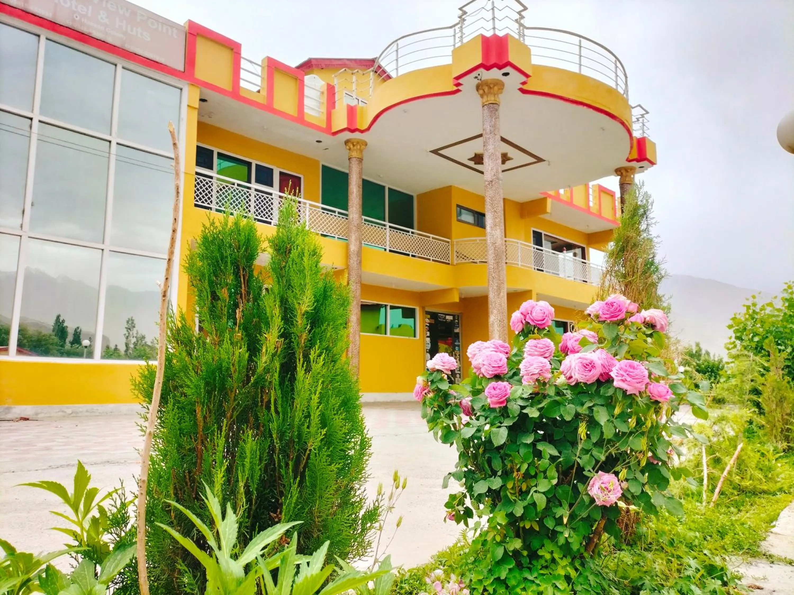 Property building in Skardu View Point Hotel